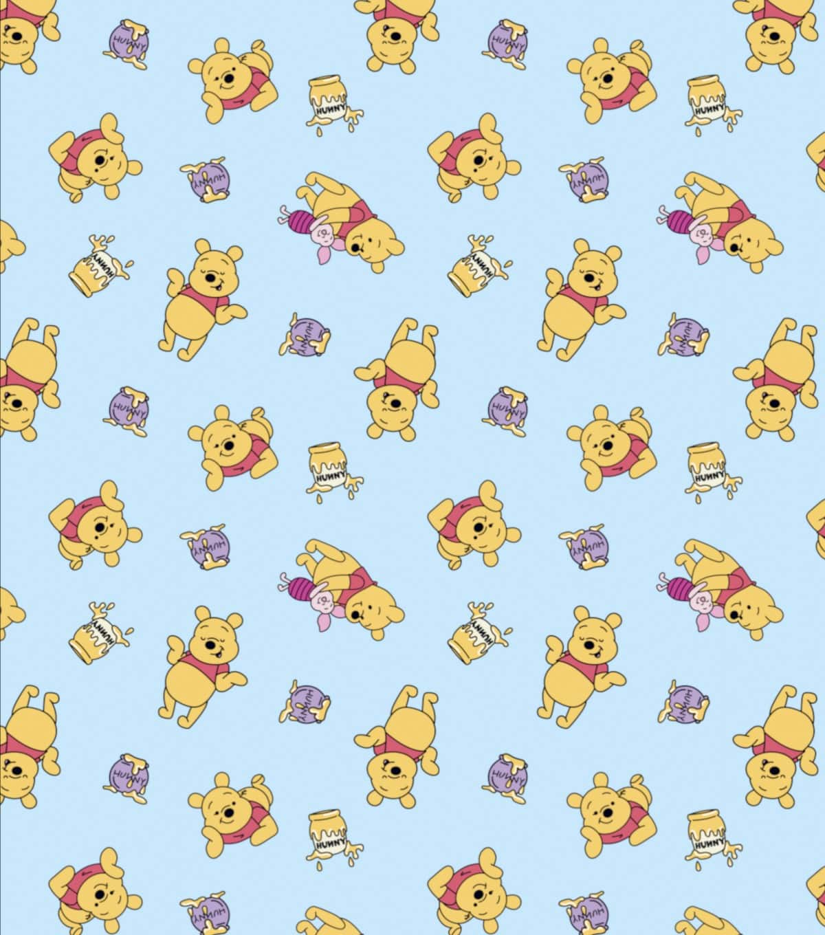 Disney® Pooh & Piglet Hunny Fleece Fabric