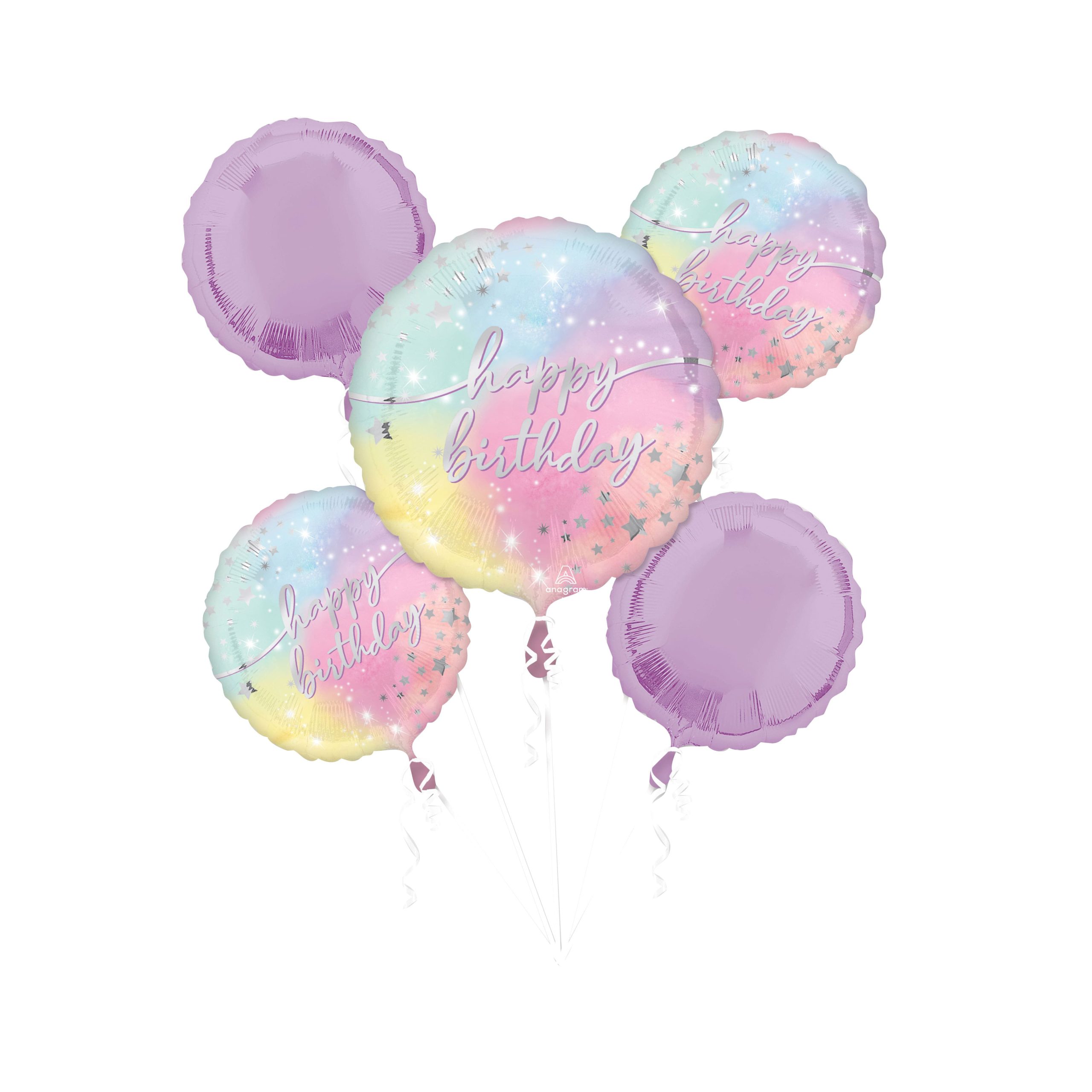 Luminous Birthday Foil Balloon Bouquet