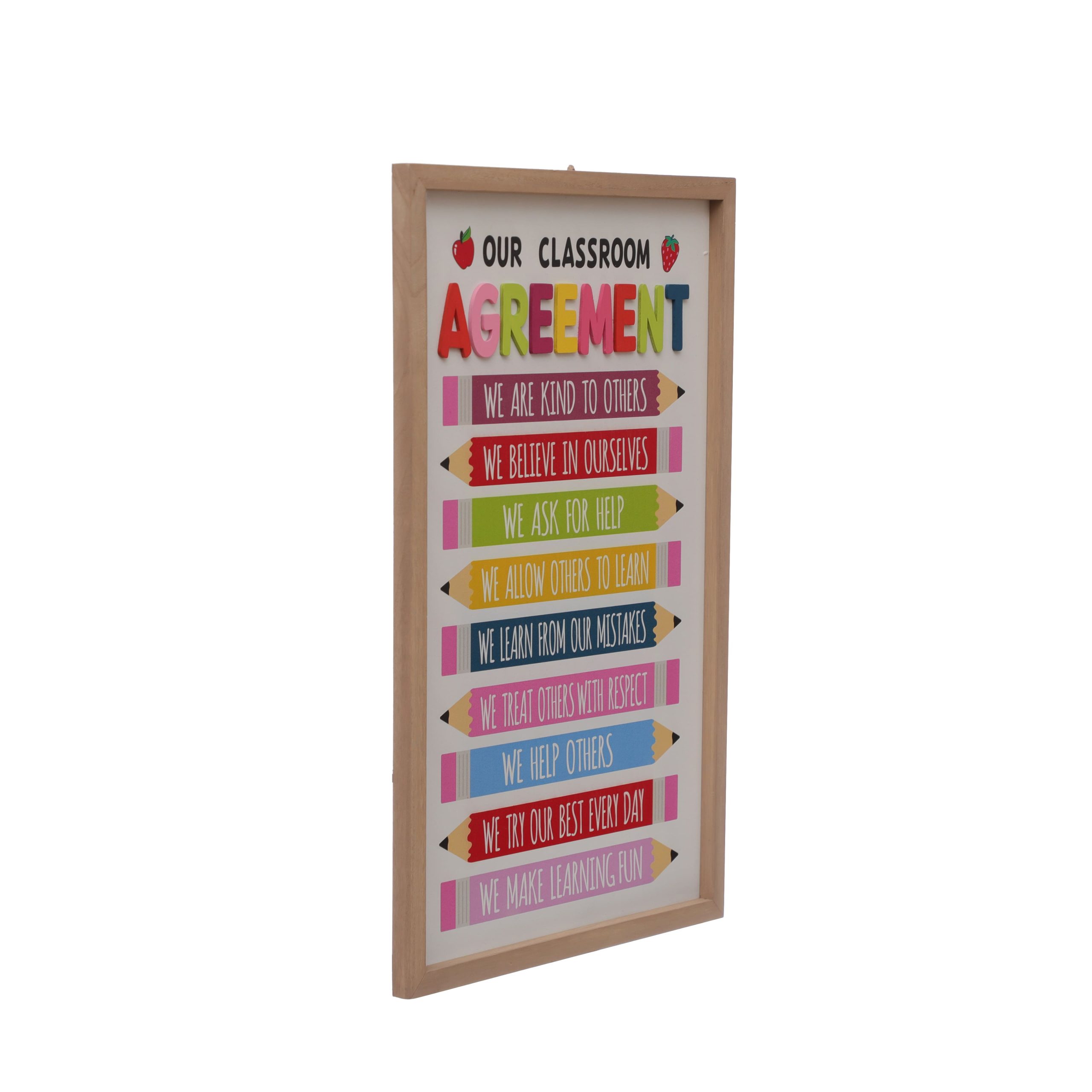 Class Rules! 13" x 19.75" Classroom Agreement Wall Décor by B2C™ - Image 3