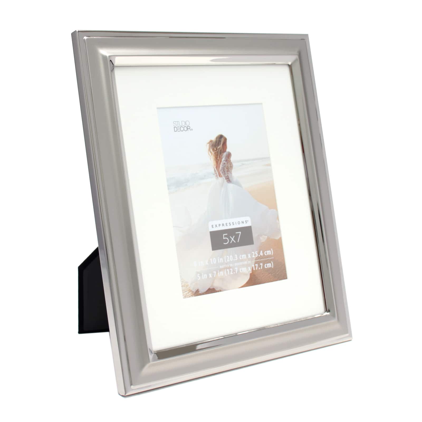 Expressions™ Silver Two Tone Frame with Mat by Studio Décor® - Image 4