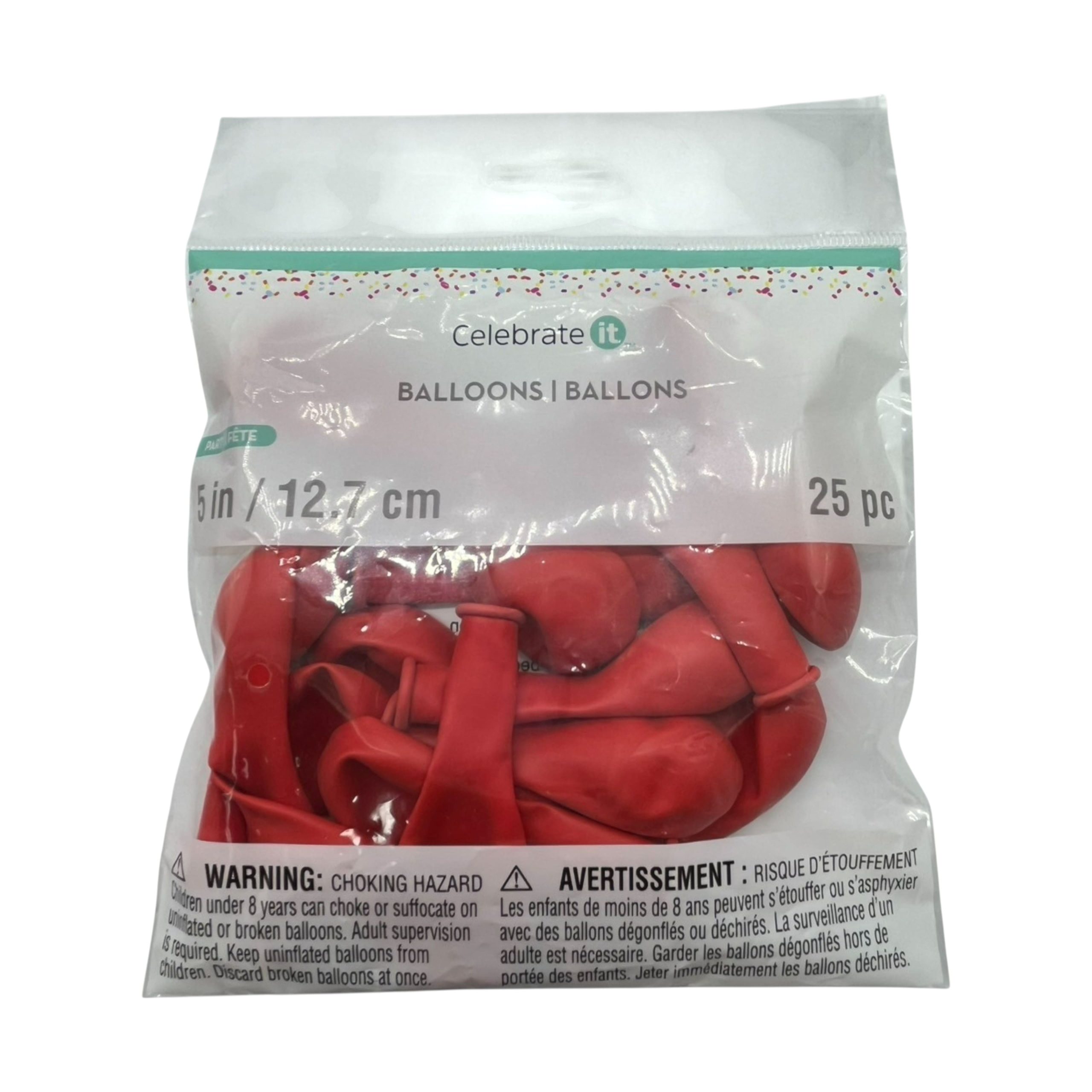 5" Solid Latex Balloons, 25ct. by Celebrate It™ - Image 2