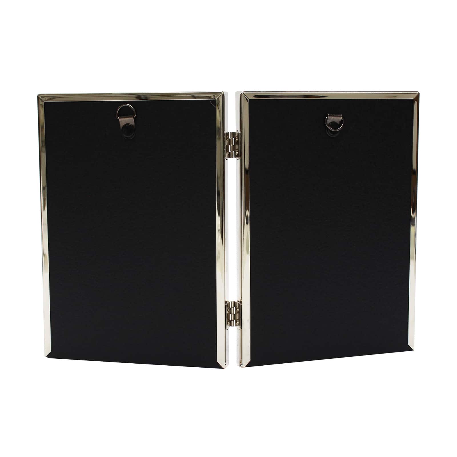 Simply Essentials™ 5" x 7" Polished Silver Hinged Frame by Studio Décor® - Image 3
