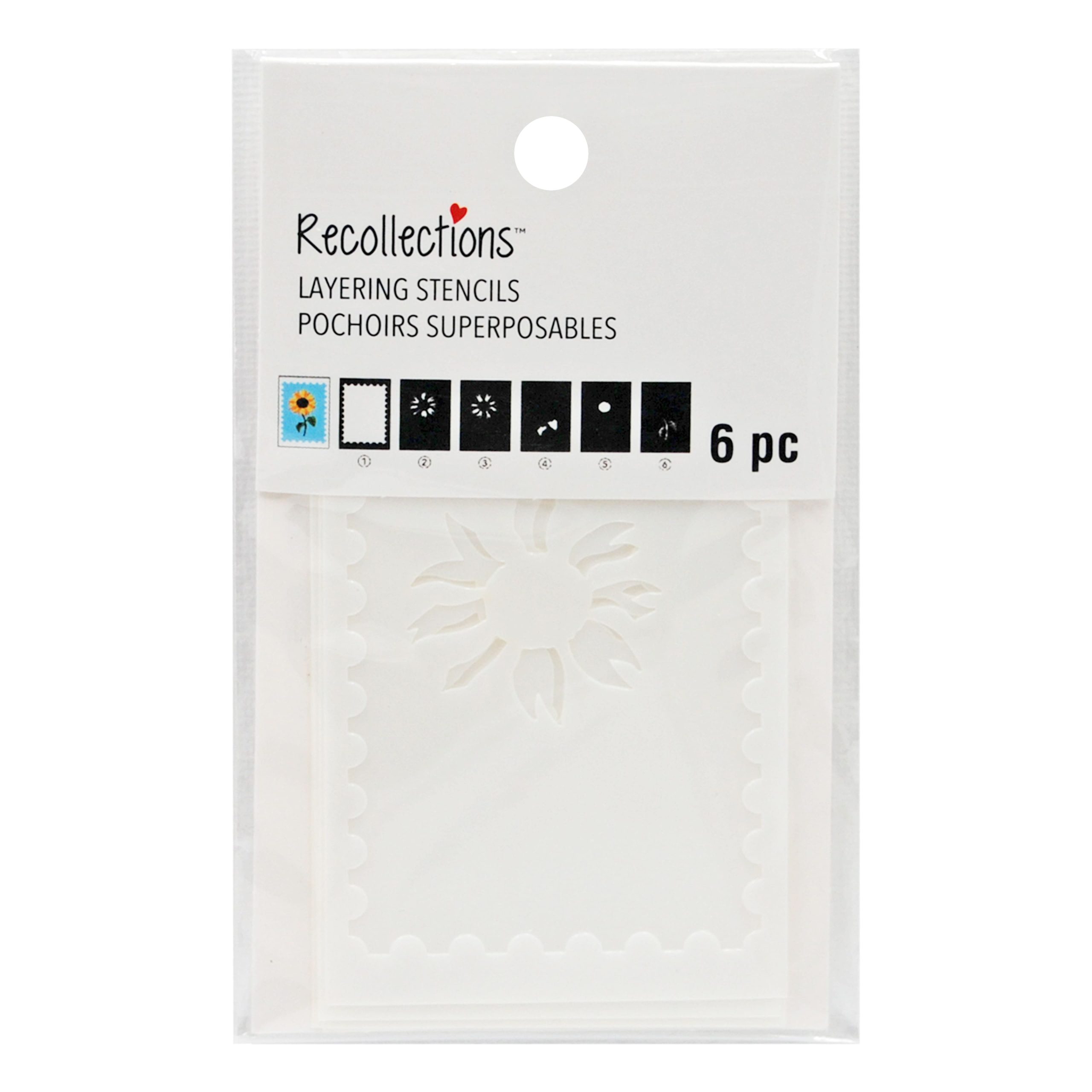 Sunflower Layering Stencils by Recollections™ - Image 2