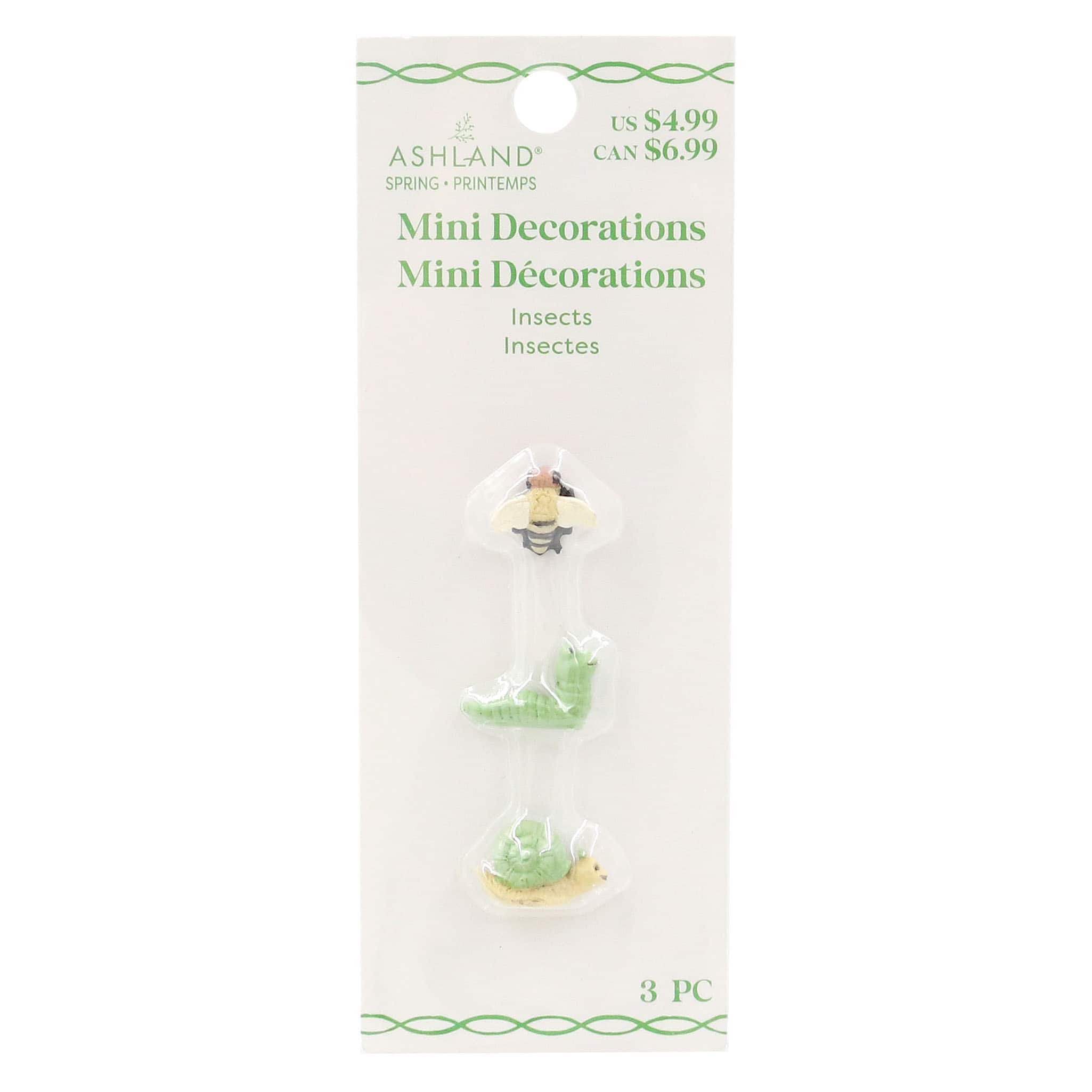 Mini Bee, Worm & Snail by Ashland® - Image 4
