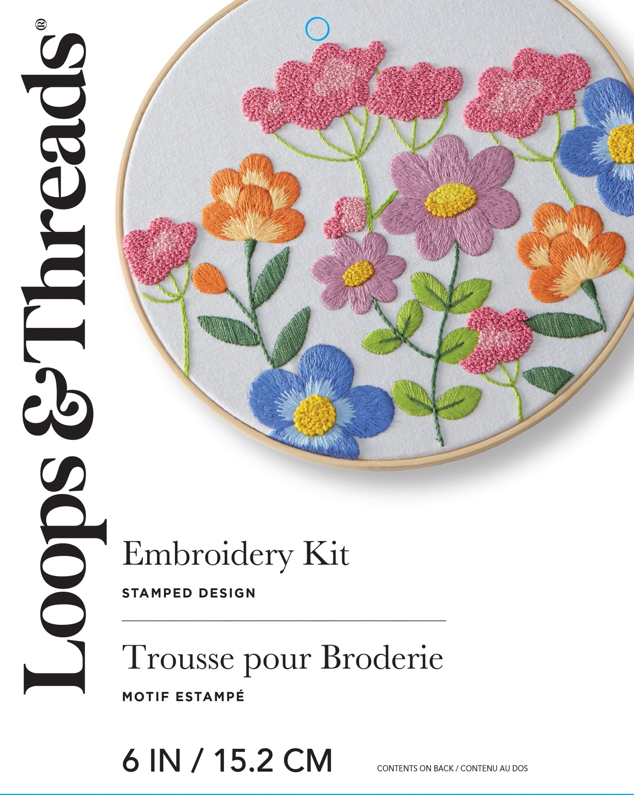 6" Garden Fresh Embroidery Kit by Loops & Threads® - Image 2