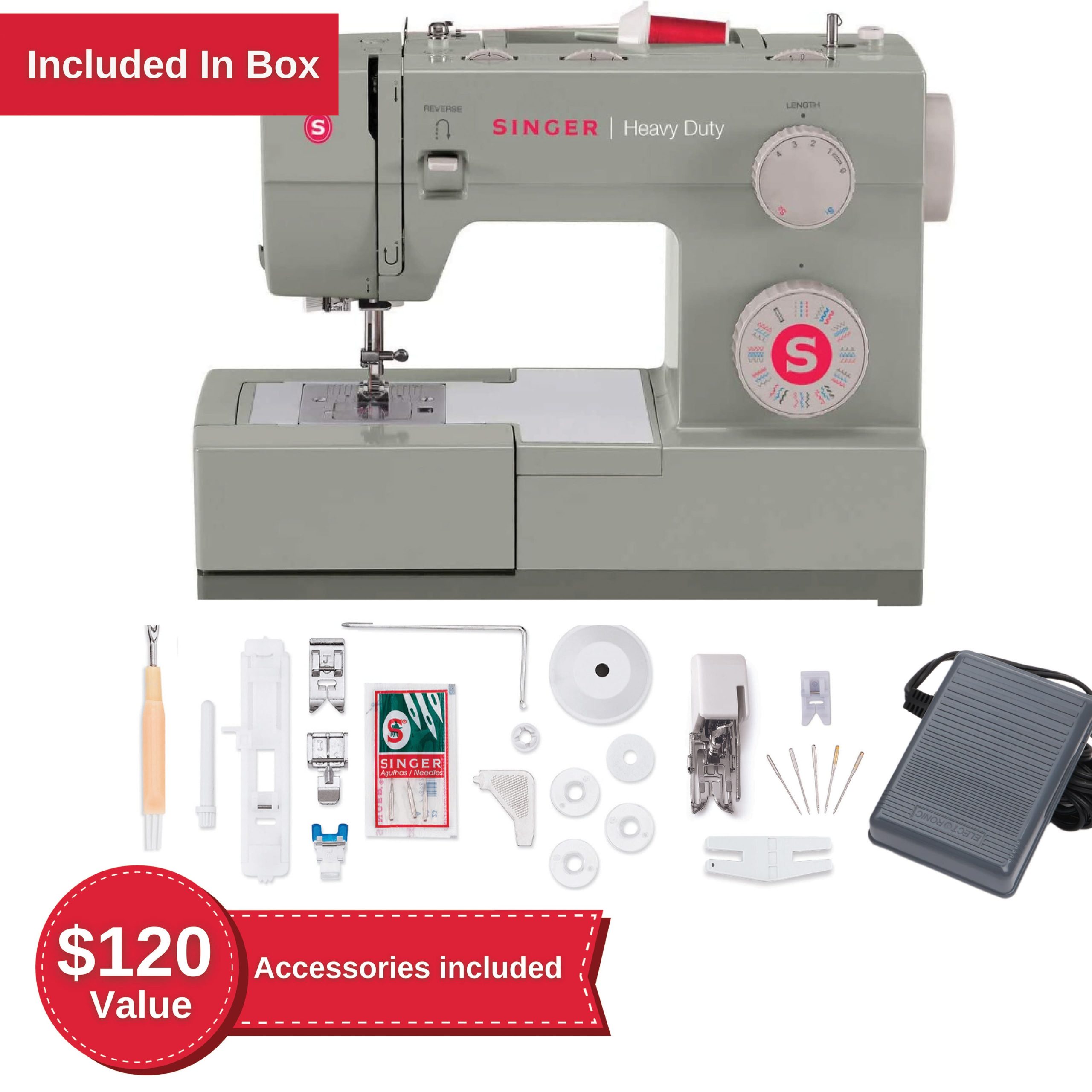 SINGER® HD4452 Heavy Duty Sewing Machine - Image 3