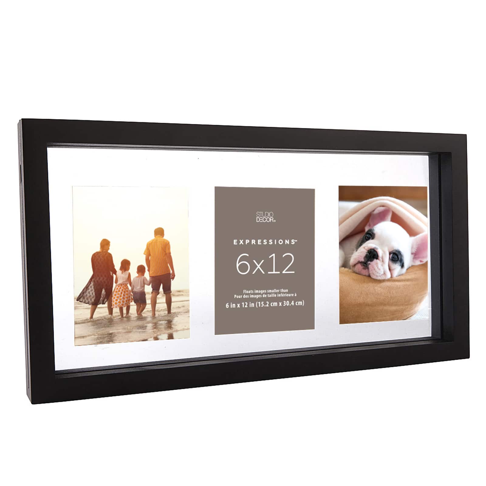 Expressions™ 6" x 12" Black Float Frame by Studio Décor® - Image 3