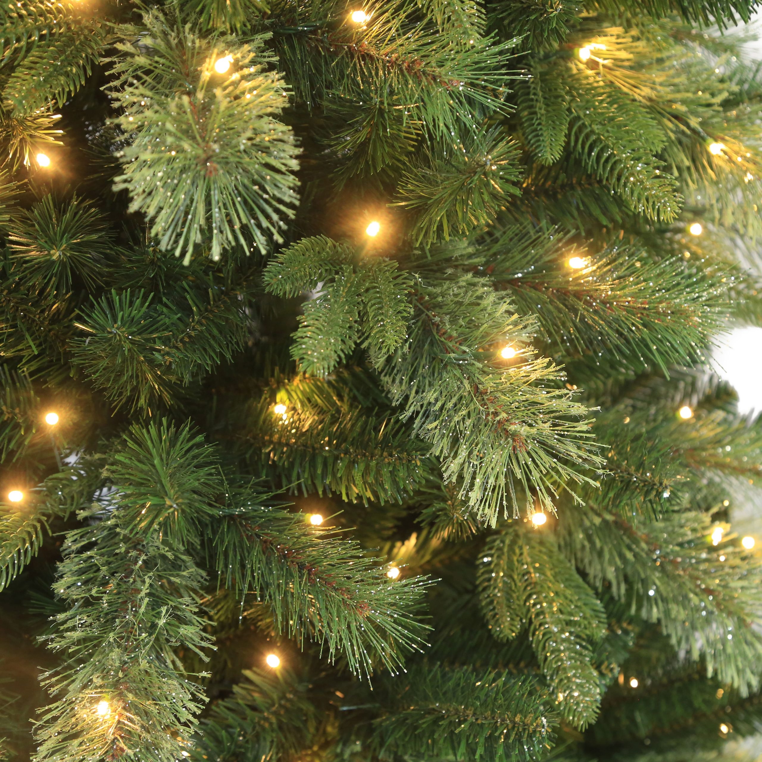 7ft. Pre-Lit Gilded Spruce Artificial Christmas Tree, Warm White LED Lights by Ashland® - Image 3