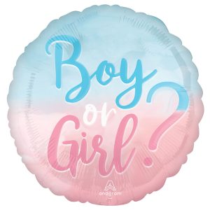 17" The Big Reveal Foil Balloon