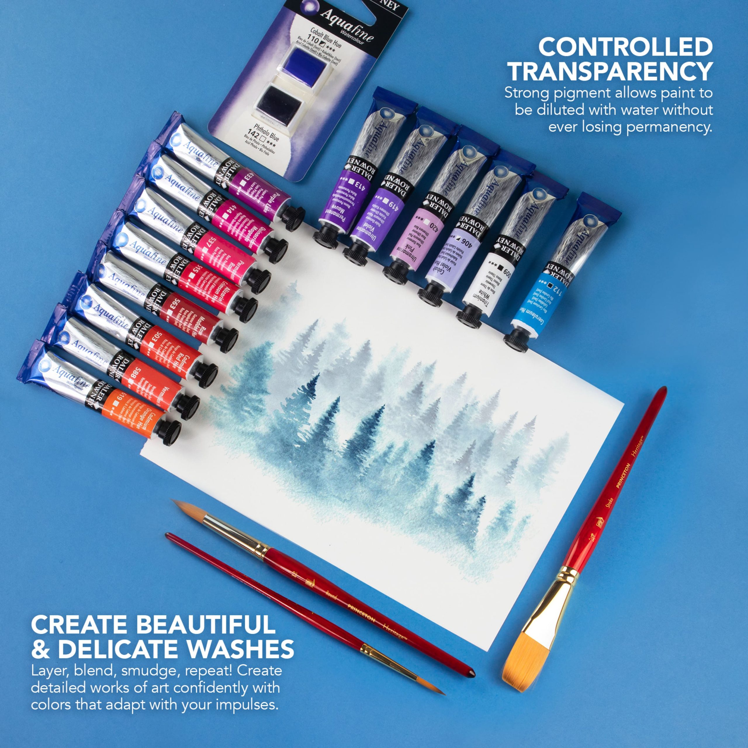 Daler-Rowney® Aquafine Watercolour Paint, 8mL - Image 3