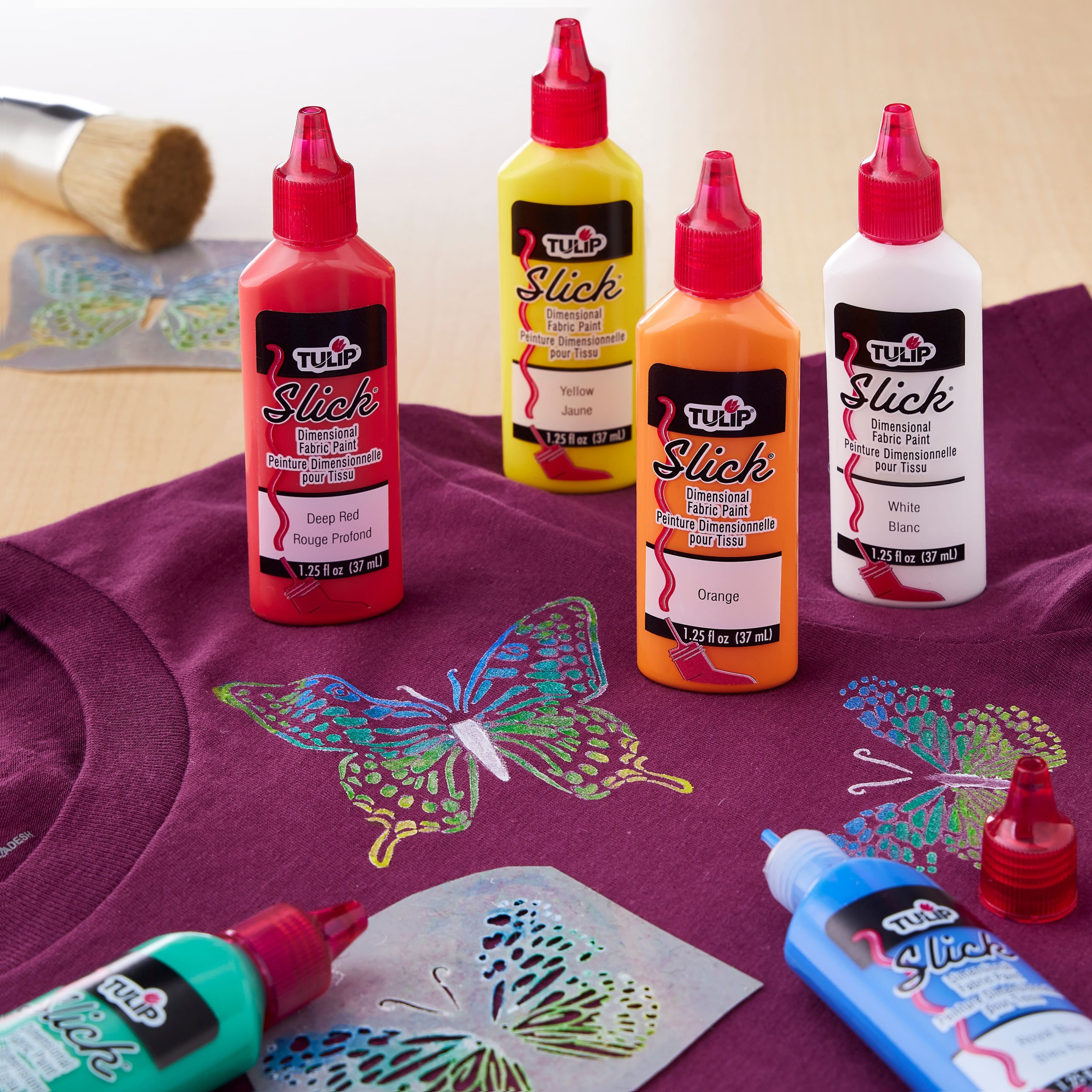 Tulip® Slick® Dimensional Fabric Paint, 6ct. - Image 2