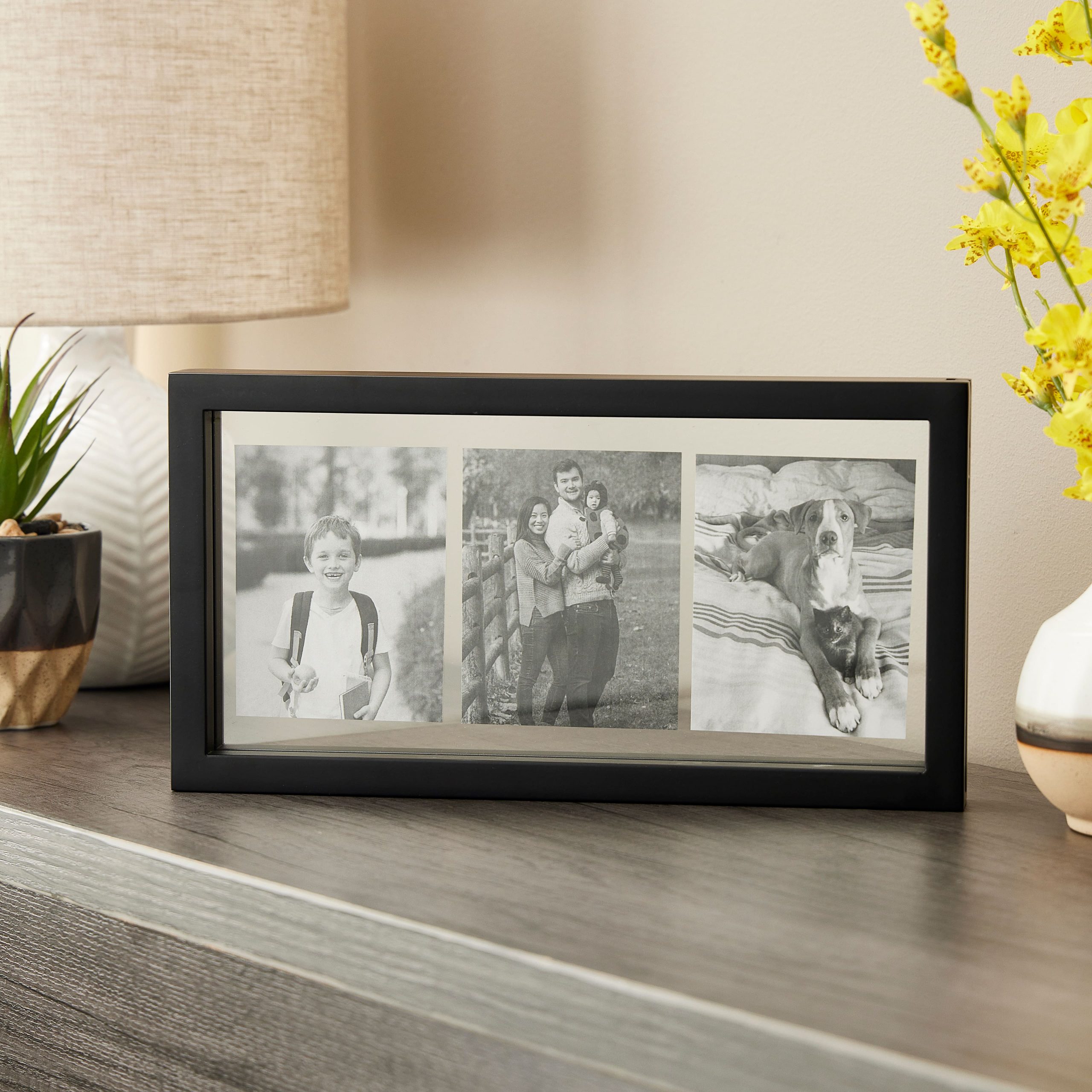 Expressions™ 6" x 12" Black Float Frame by Studio Décor® - Image 2