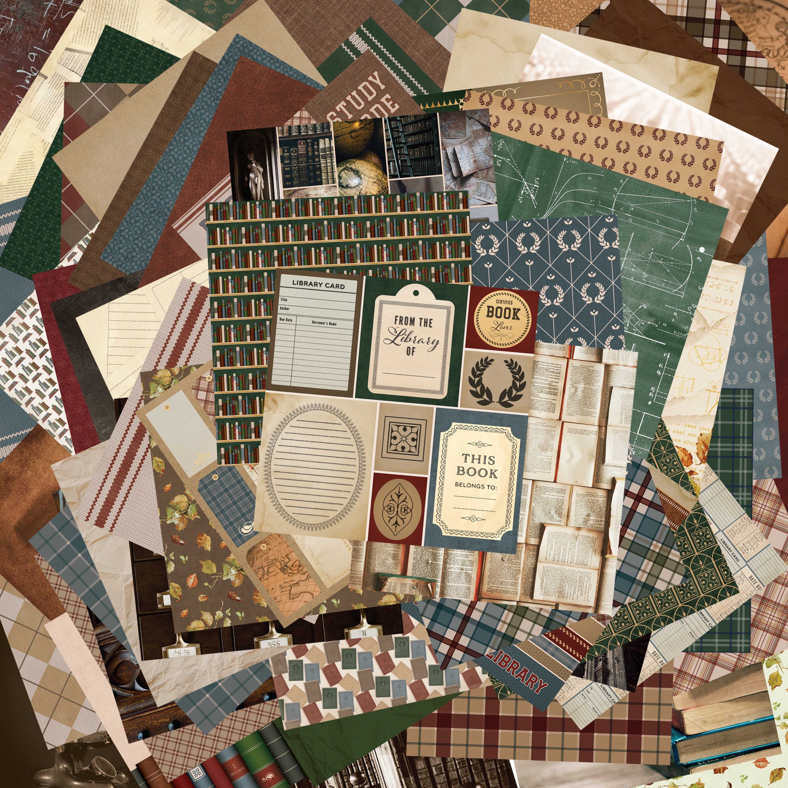 12" x 12" Academia Paper Pad by Recollections™, 180 Sheets - Image 2
