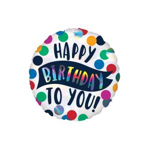 18" Happy Birthday to You Foil Balloon