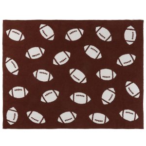 50" x 60" Brown Football Blanket by Celebrate It™