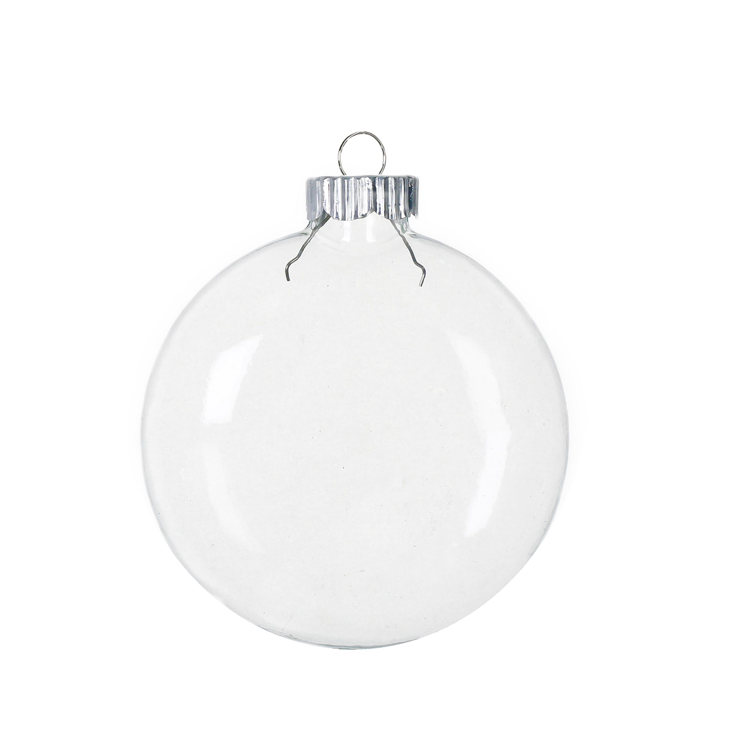 3 Pack 4" DIY Glass Disc Ornaments by Make Market®