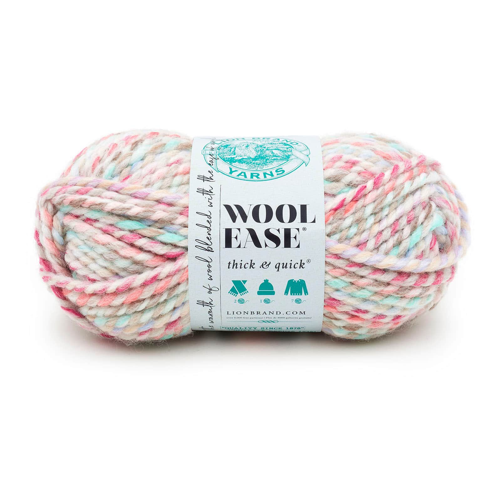 Lion Brand® Wool-Ease® Thick & Quick® Prints, Stripes & Metallics Yarn
