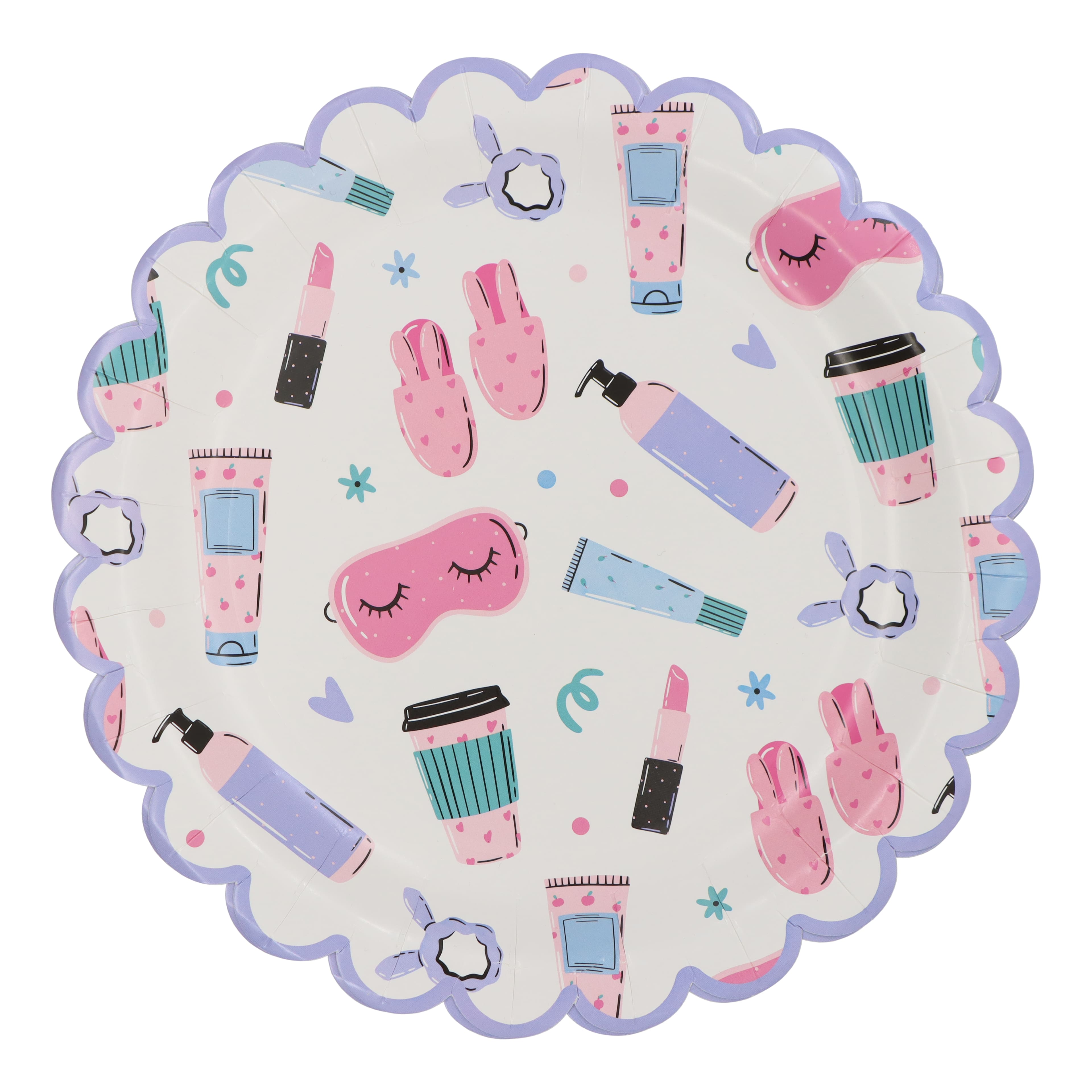9" Scalloped Spa Day Dinner Plates, 8ct. by Celebrate It™