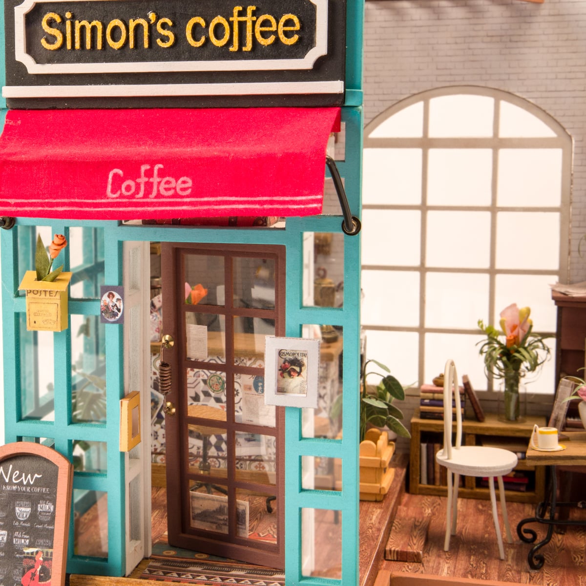 Rolife® Simon's Coffee Shop DIY Miniature House Kit - Image 4