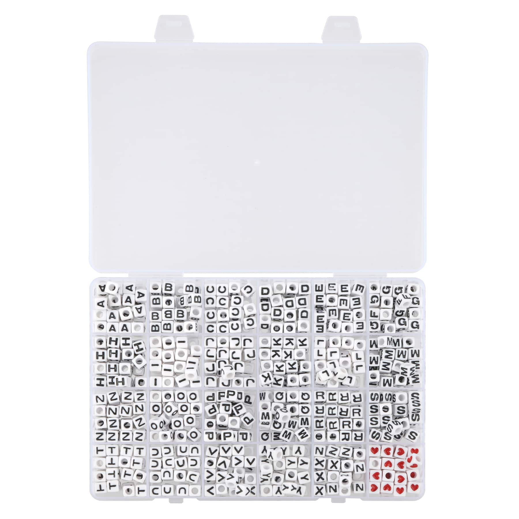 Alphabet Square Beads, 7mm by Bead Landing™ - Image 2