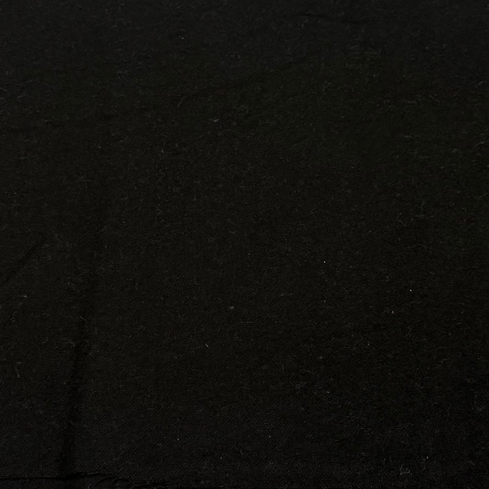 Feldman Black Solid Cotton Flannel