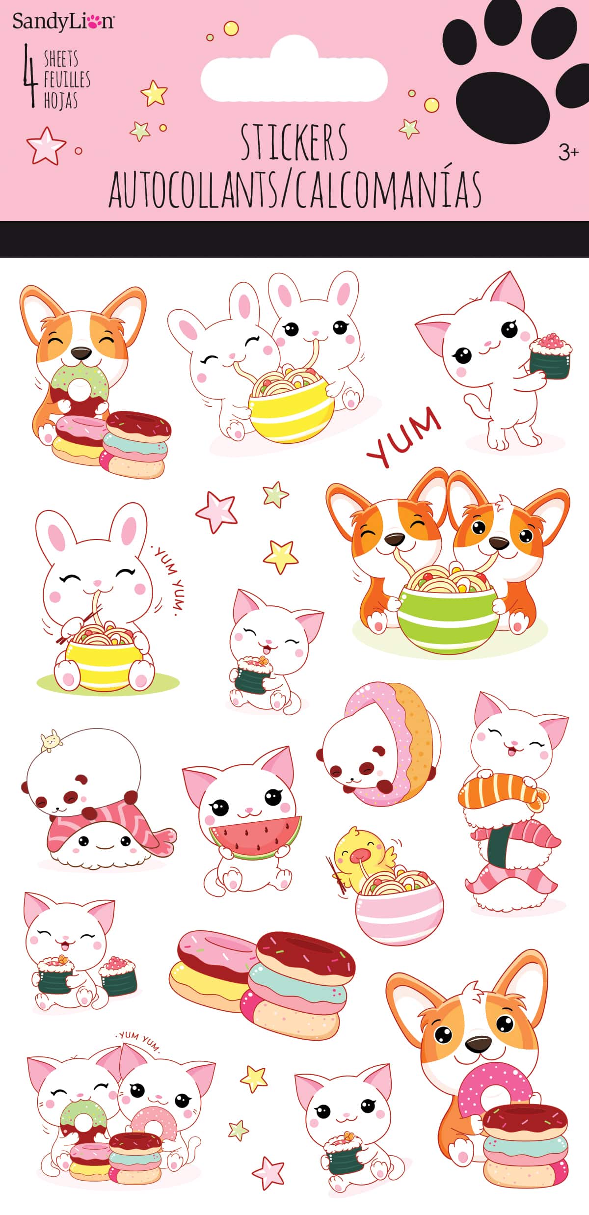 Sandy Lion® Party Animals Stickers - Image 2