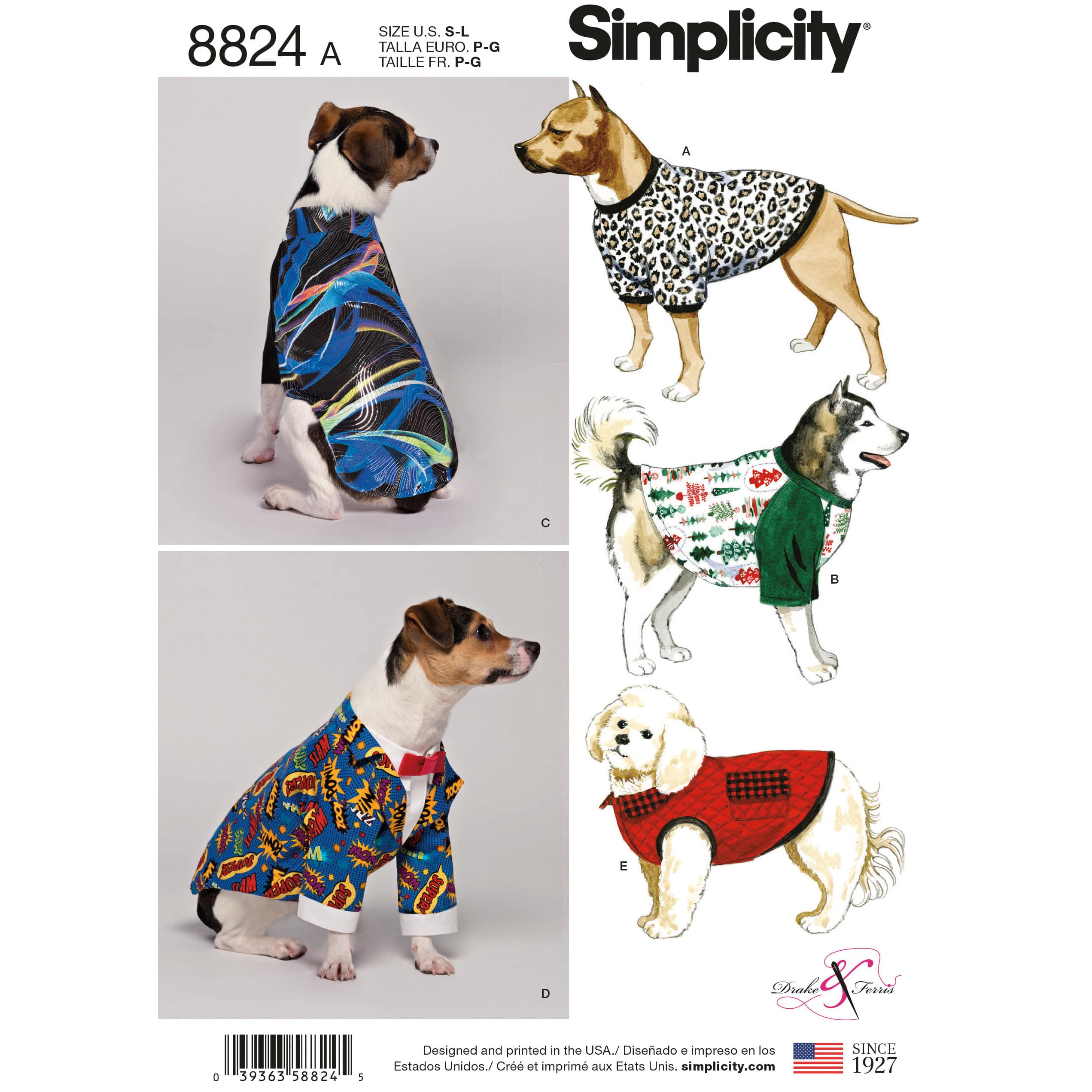 Simplicity® Pattern CS8824 (S-M-L)