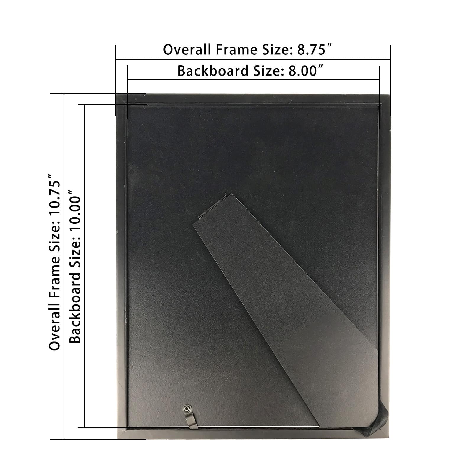 Simply Essentials™ Black Linear Frame with Double Mat by Studio Décor® - Image 4