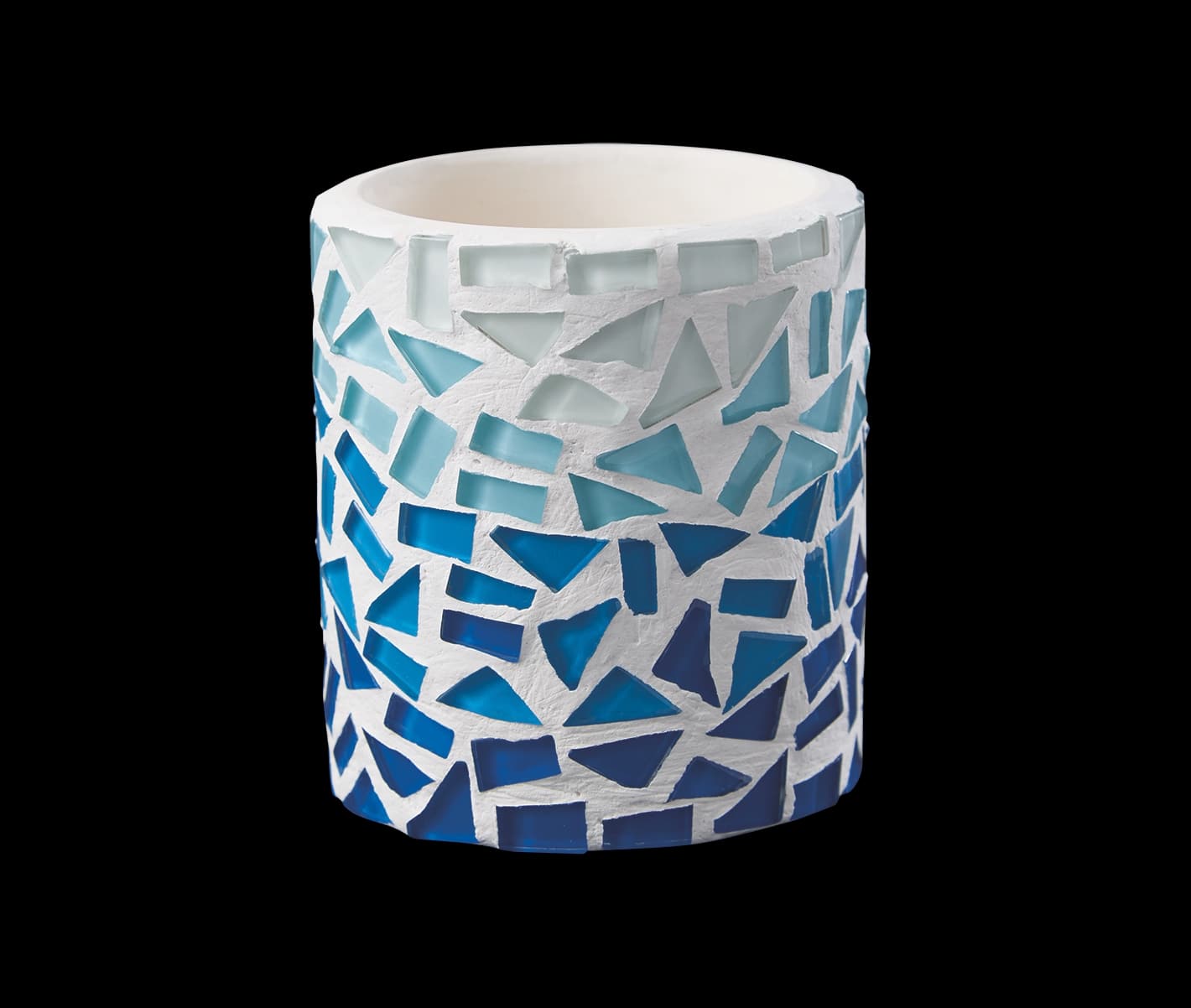 Blue Wave Mosaic Vase Kit by Make Market® - Image 3