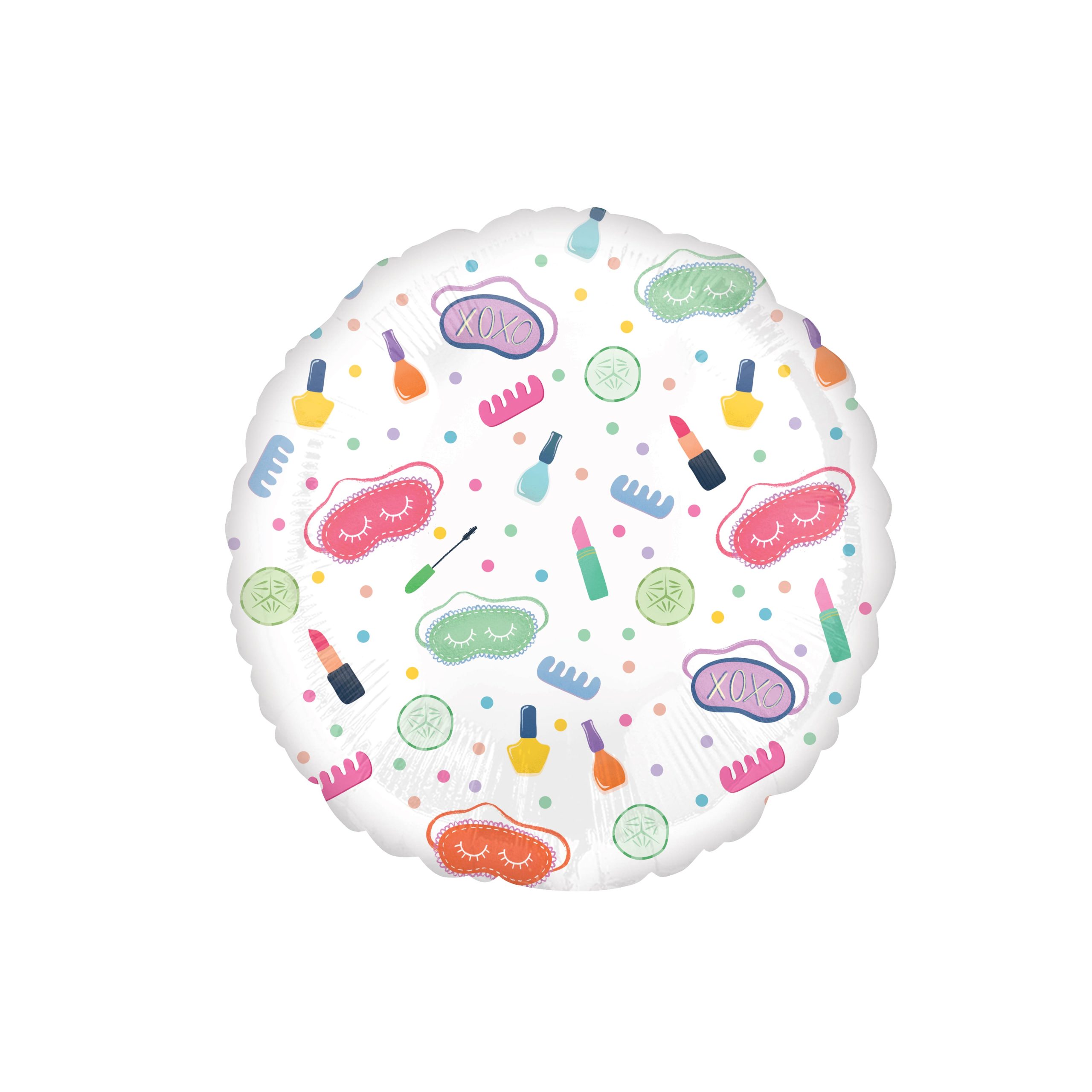 17" Spa Party Designs Round Foil Balloon