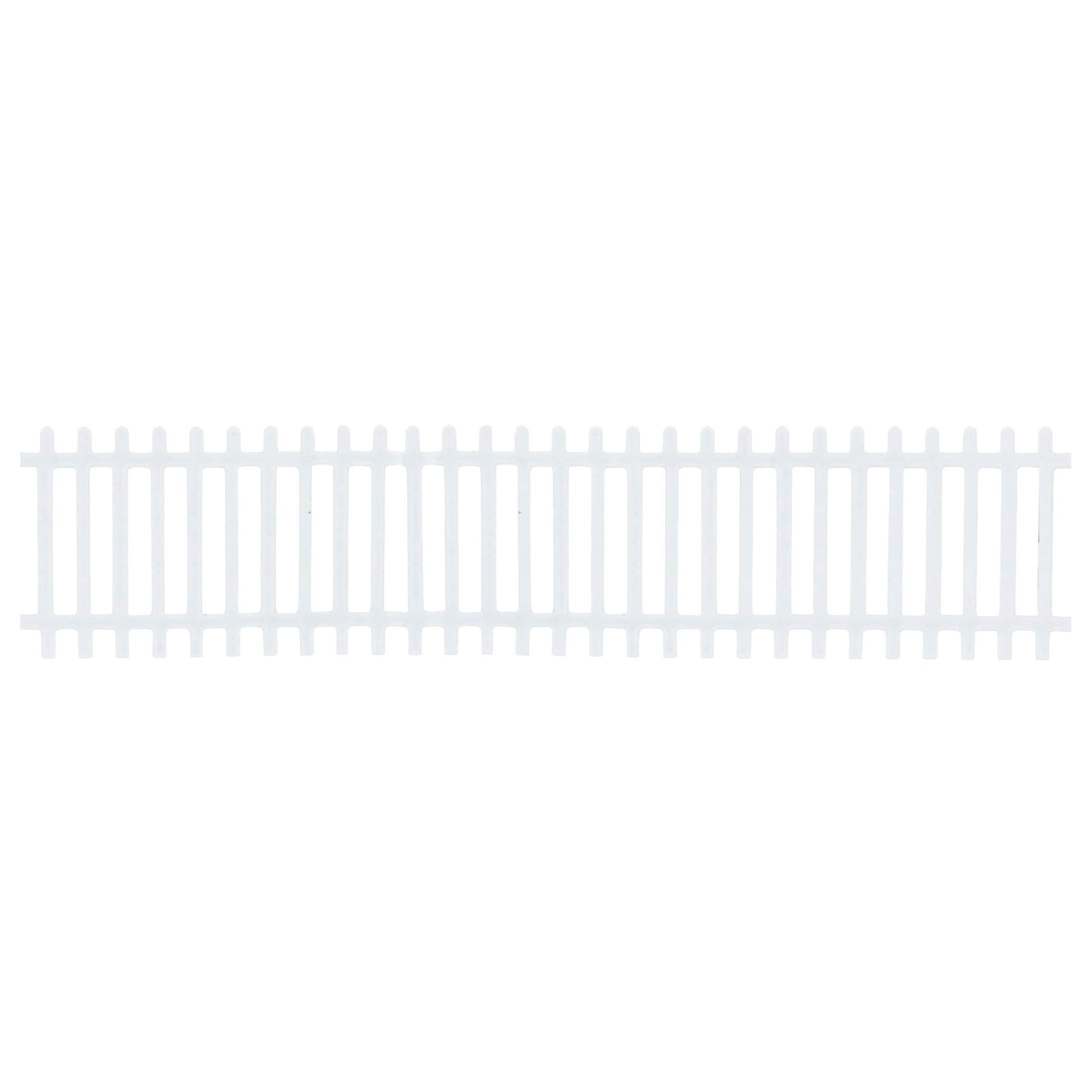 Mini White Metal Fence Decoration by Ashland® - Image 3