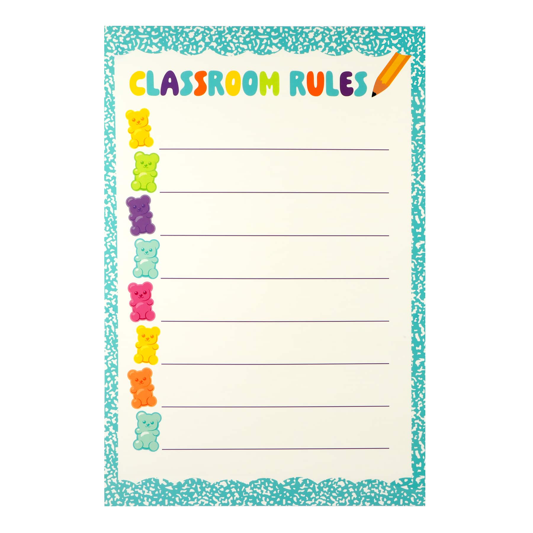 Class Rules! 12" x 18" Welcome Bears Poster Set by B2C™ - Image 2