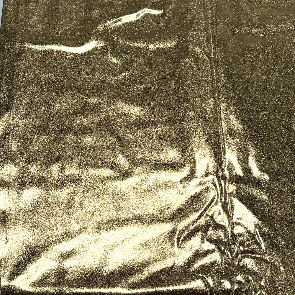 Feldman Gold Foiled Stretch Knit Fabric
