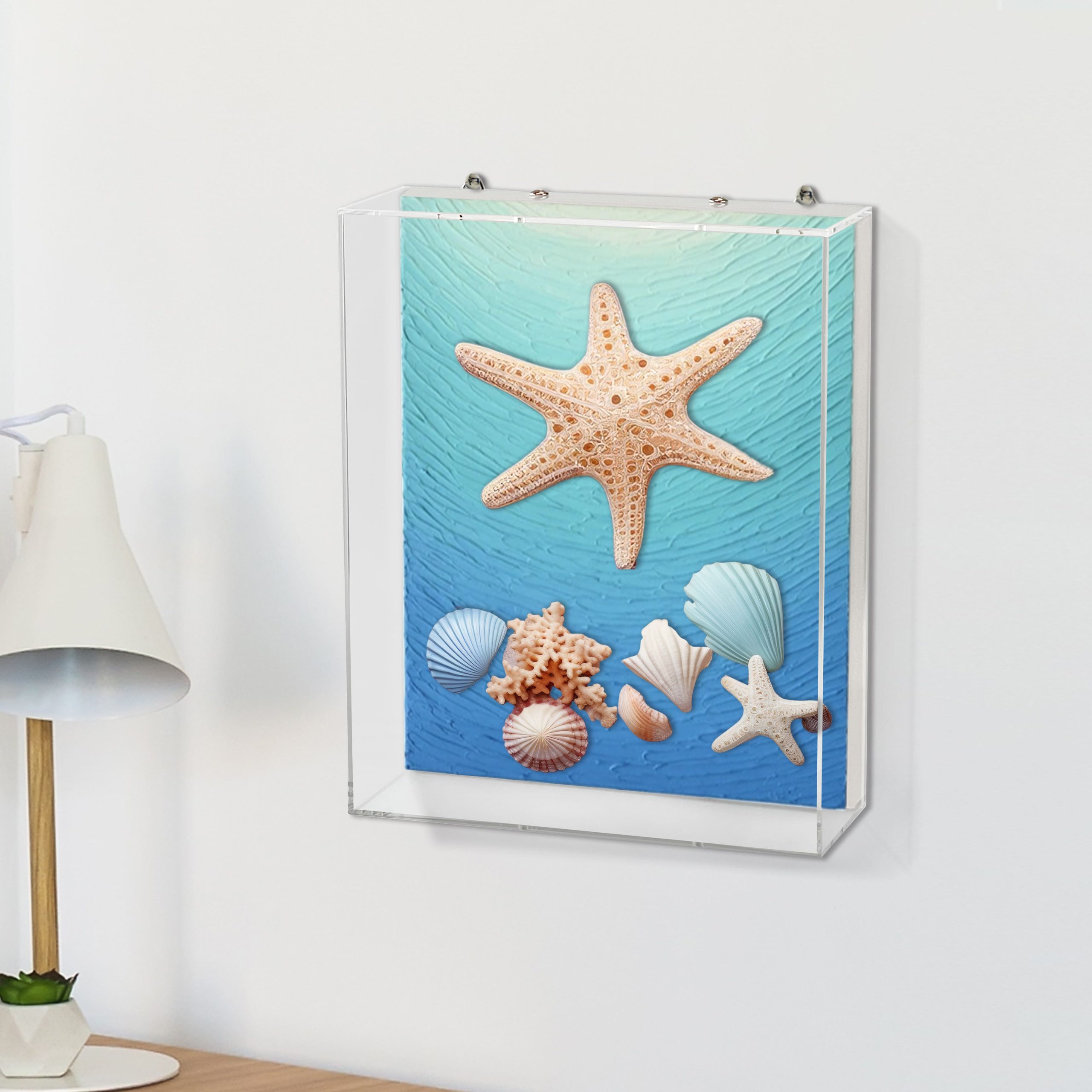 8" x 10" Clear Back Loading Shadow Box by Studio Décor® - Image 2