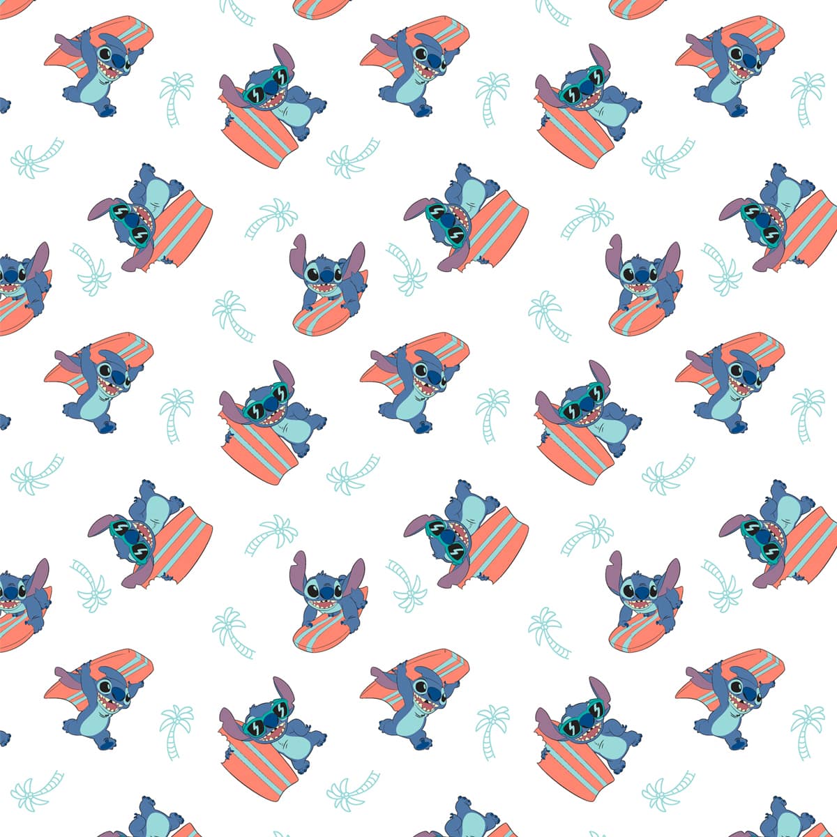 Disney® Lilo & Stitch Surfing Toss Cotton Fabric
