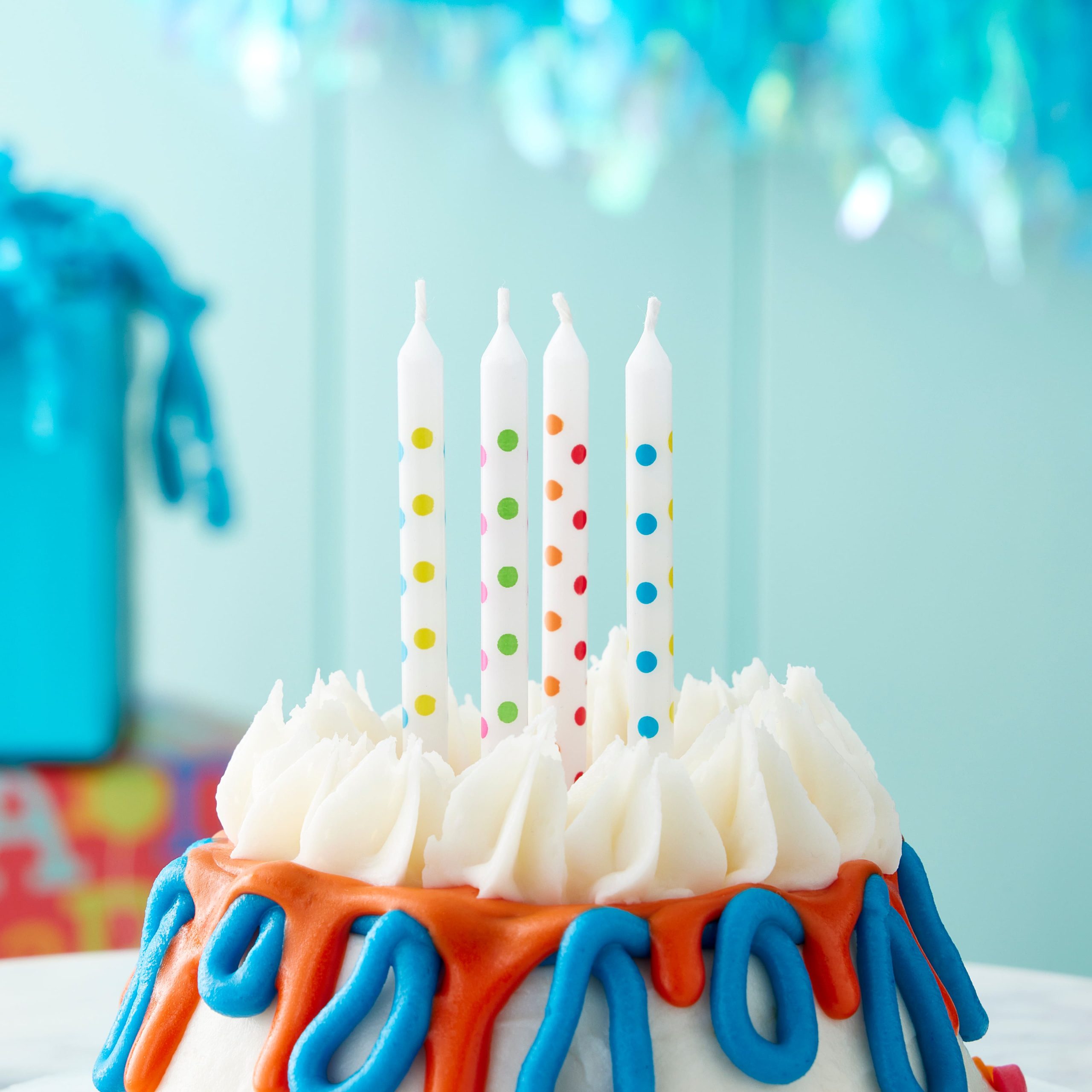 Polka Dot Birthday Candles by Celebrate It™ - Image 2