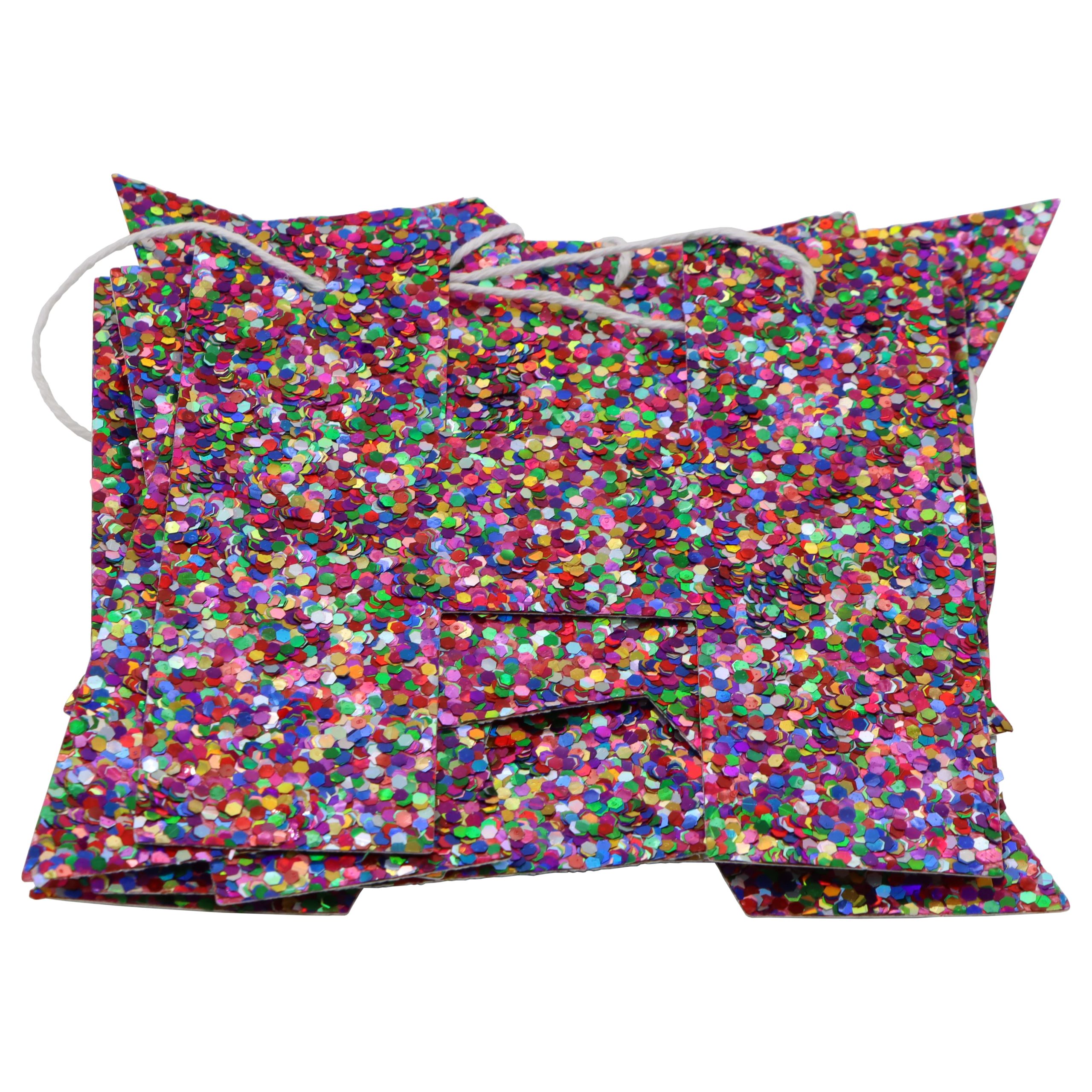 6ft. Multicolor Glitter Happy Birthday Banner by Celebrate It™ - Image 3