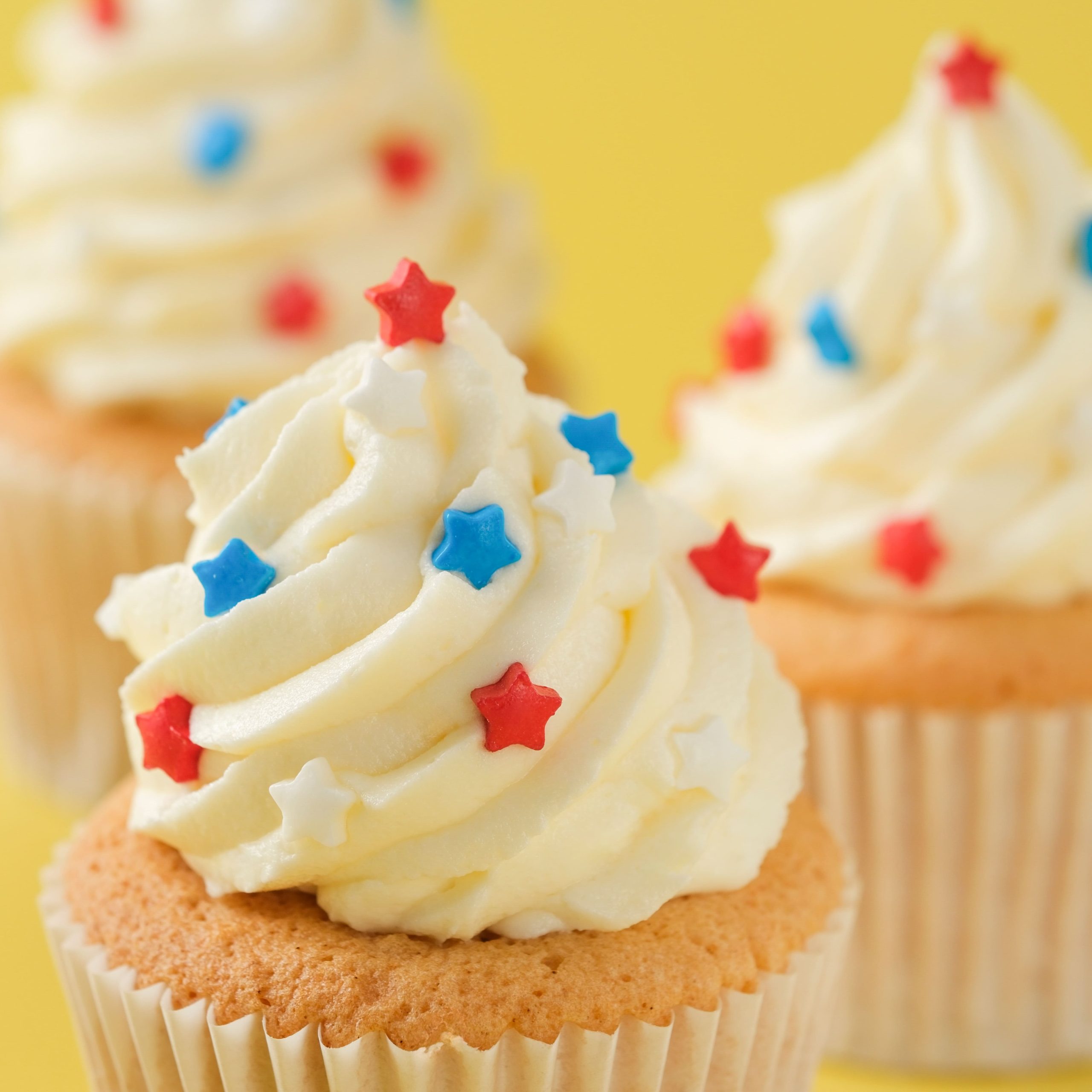 PME Cake Sweet Street® Red, White & Blue Stars Sprinkles - Image 4