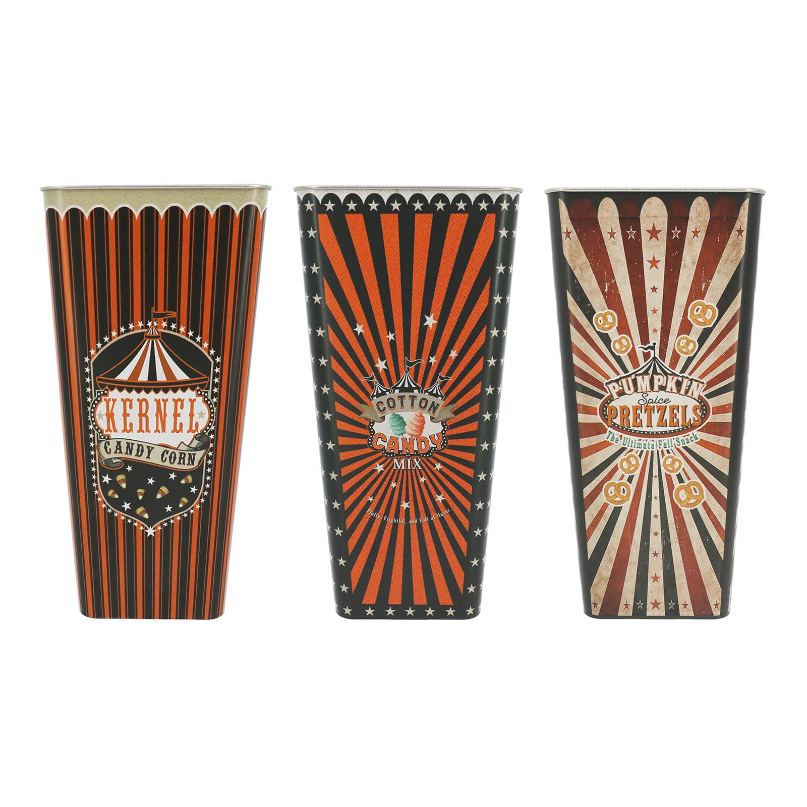 Assorted 7.75" Carnival Metal Container, 1pc. by Ashland®