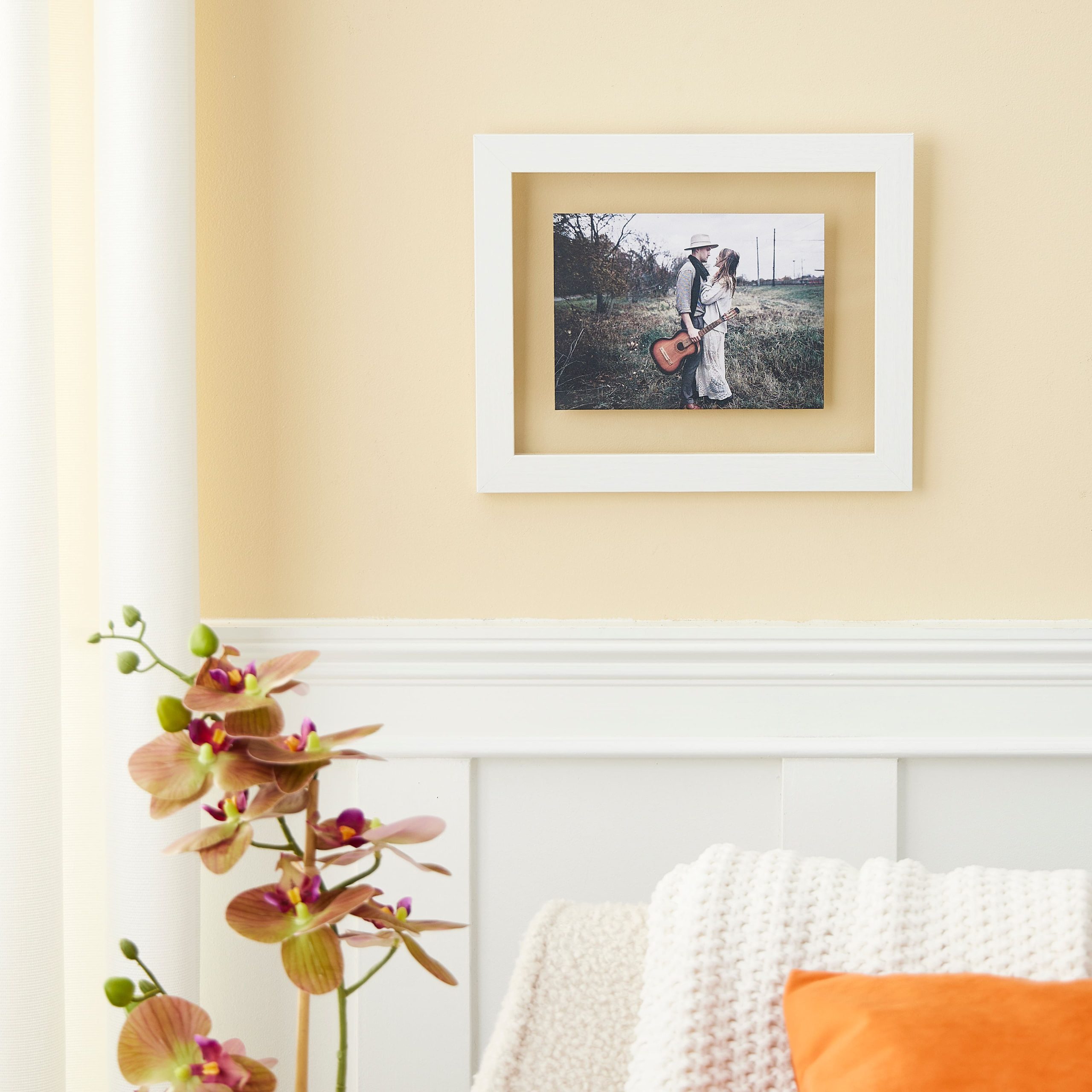 White Belmont Float Frame by Studio Décor® - Image 2