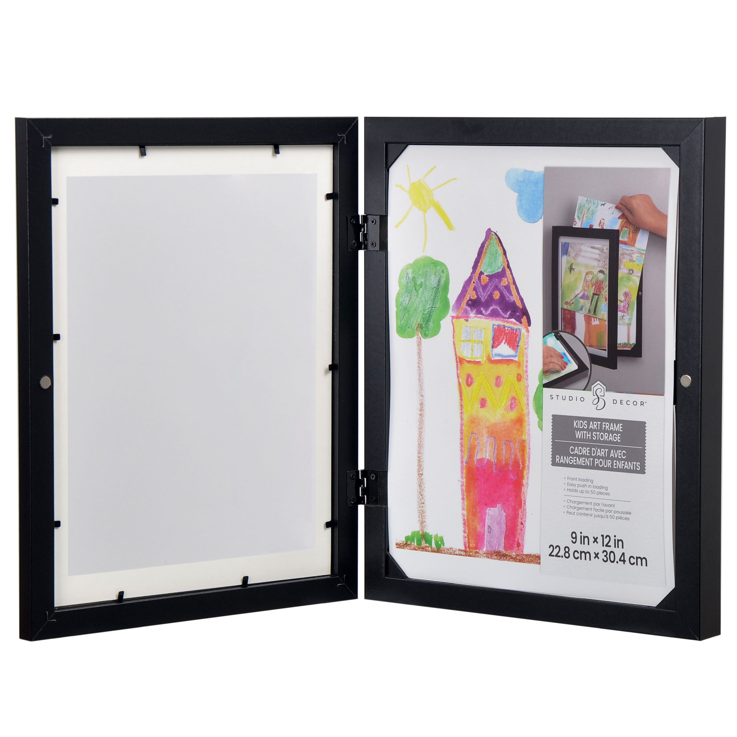 9" x 12" Kids Art Frame with Storage by Studio Décor® - Image 2