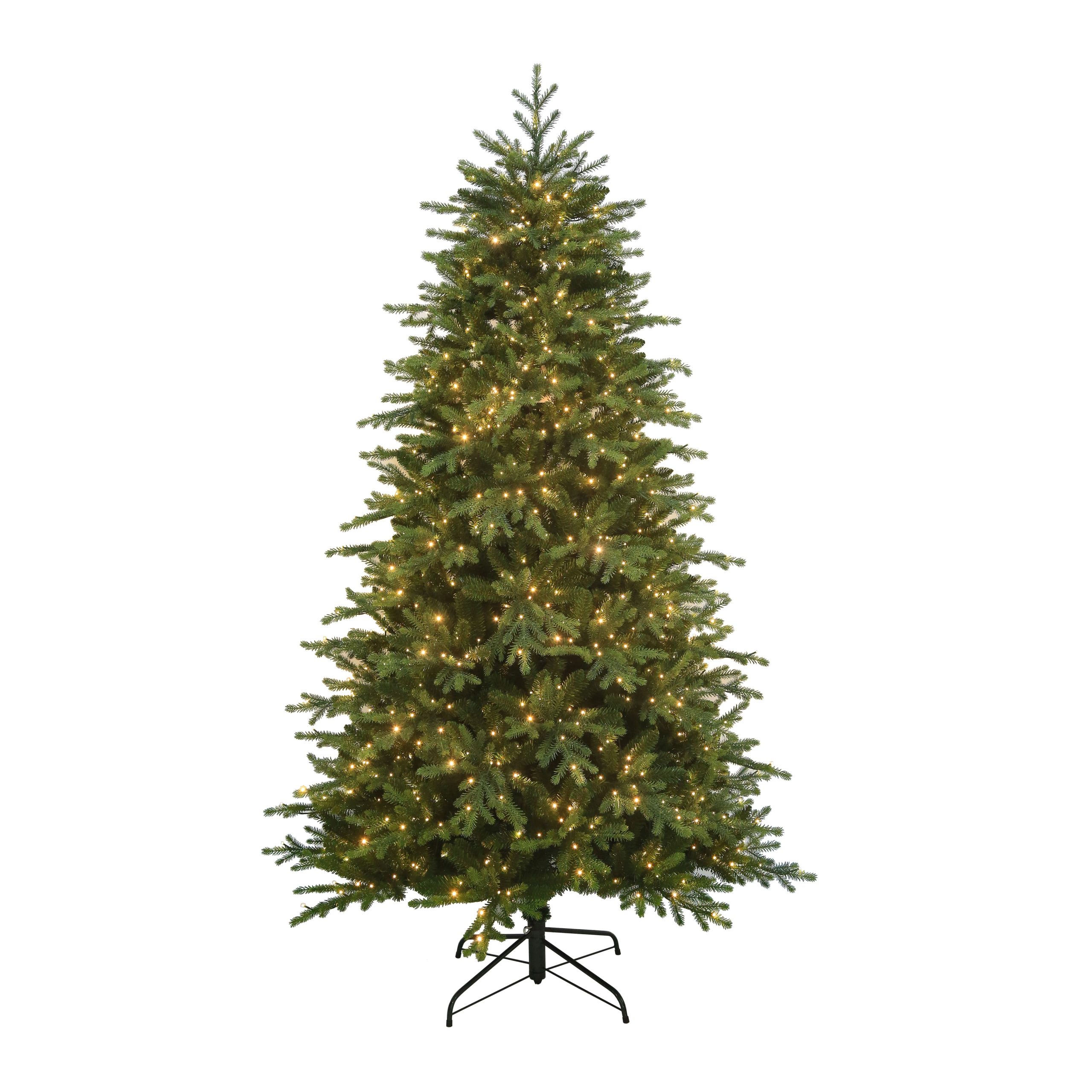 7.5ft. Pre-Lit Charlotte Spruce Realistic Artificial Christmas Tree, Color Changing Mini LED Lights by Ashland® - Image 4