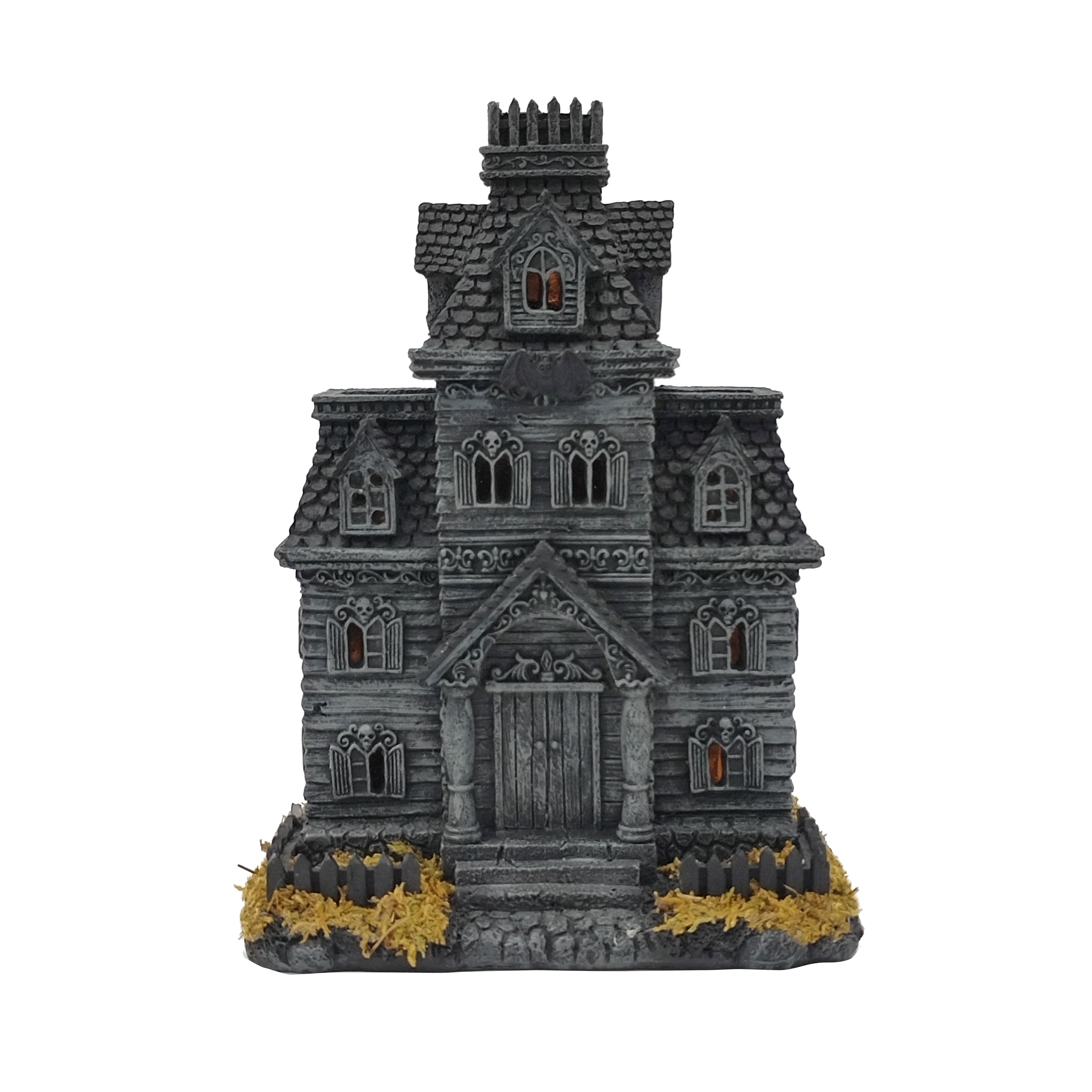 9" Black Haunted House LED Mini Decoration by Ashland®