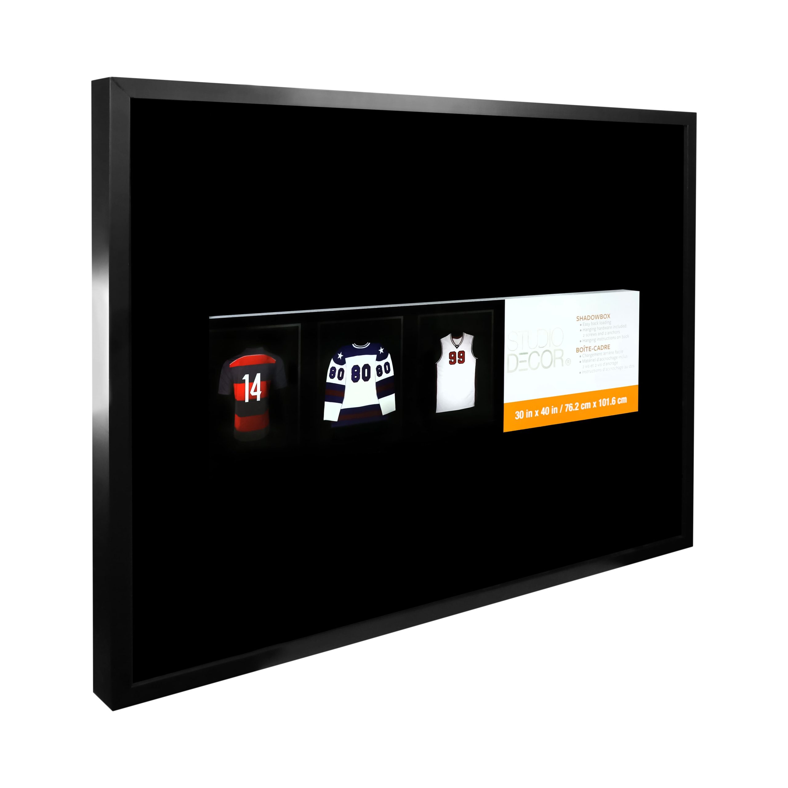 30" x 40" Black Large Shadow Box by Studio Décor® - Image 3