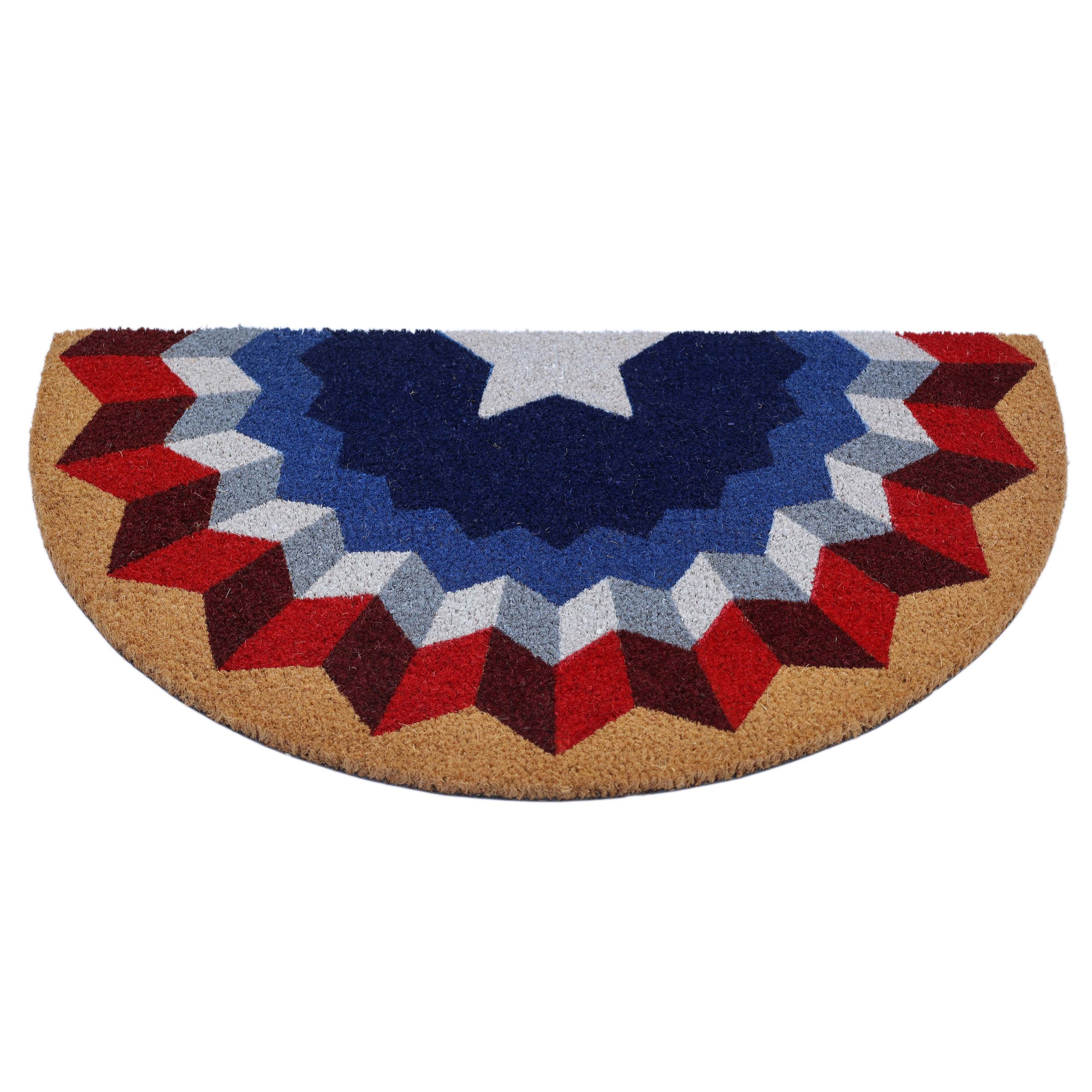 Red, White, & Blue Half Round Doormat by Ashland® - Image 2