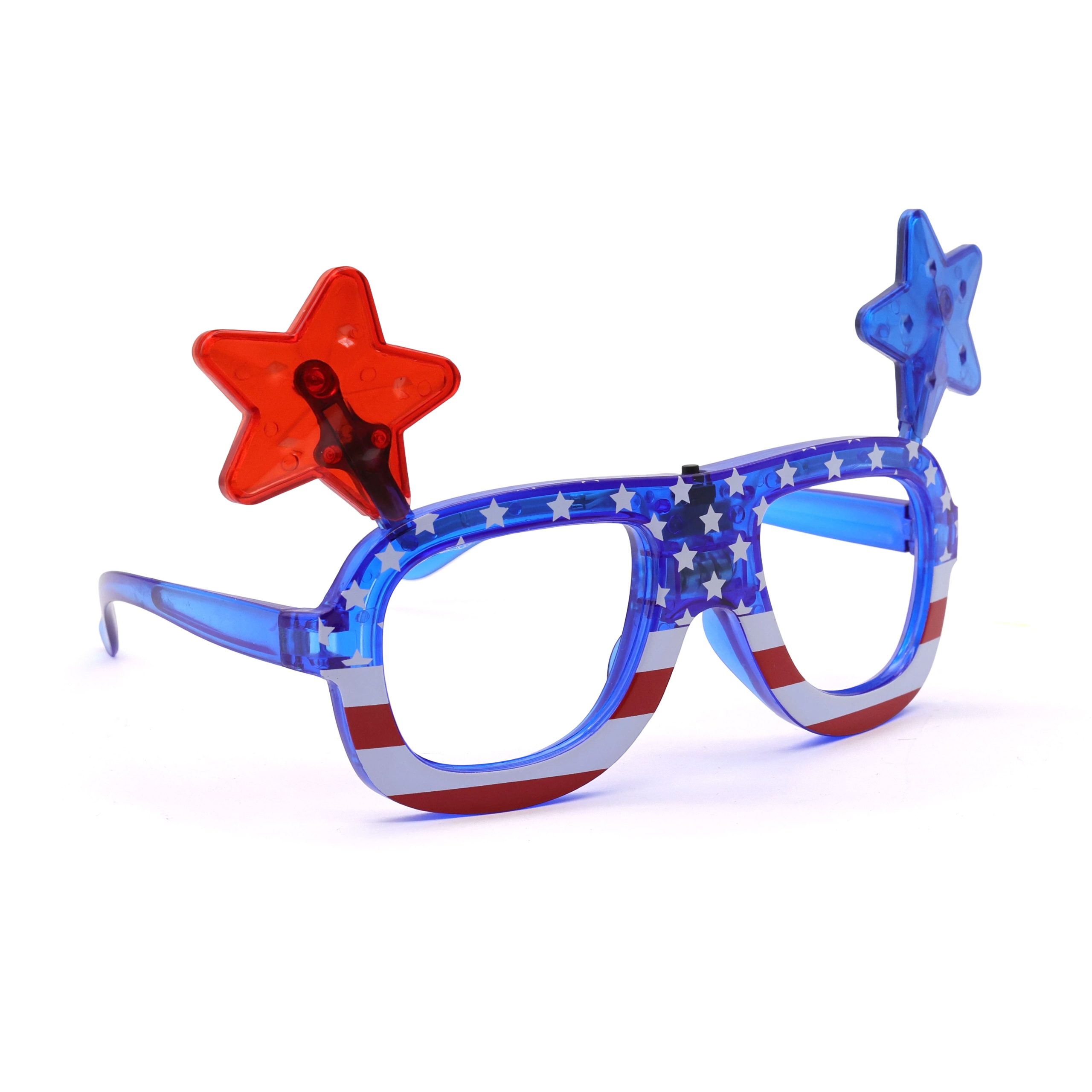 Stars & Stripes Light Up Glasses by Celebrate It™ - Image 2
