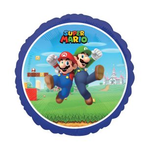 17" Mario Bros Foil Balloon