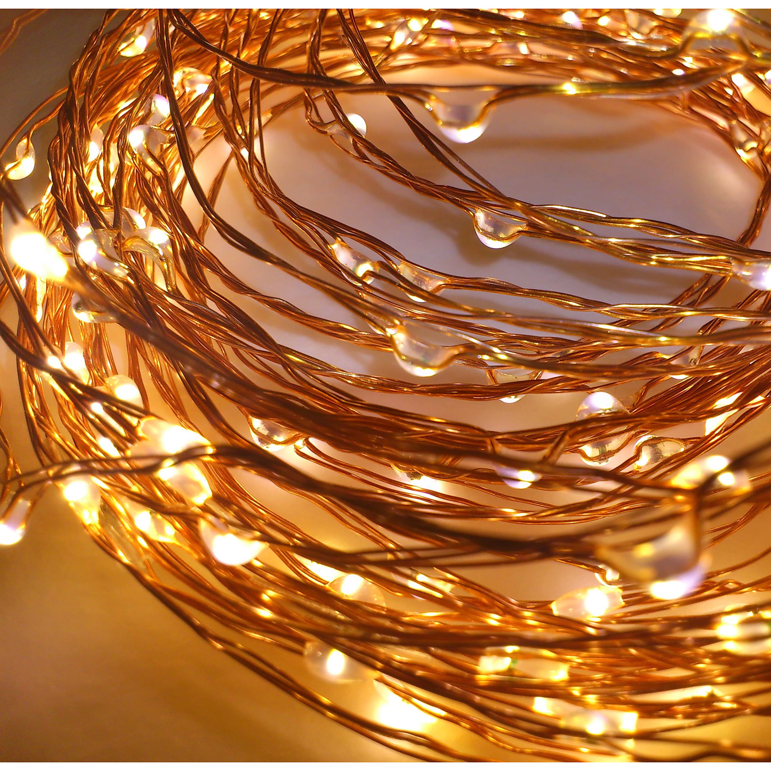 40ct. Warm White Copper Wire LED String Lights by Ashland® - Image 4