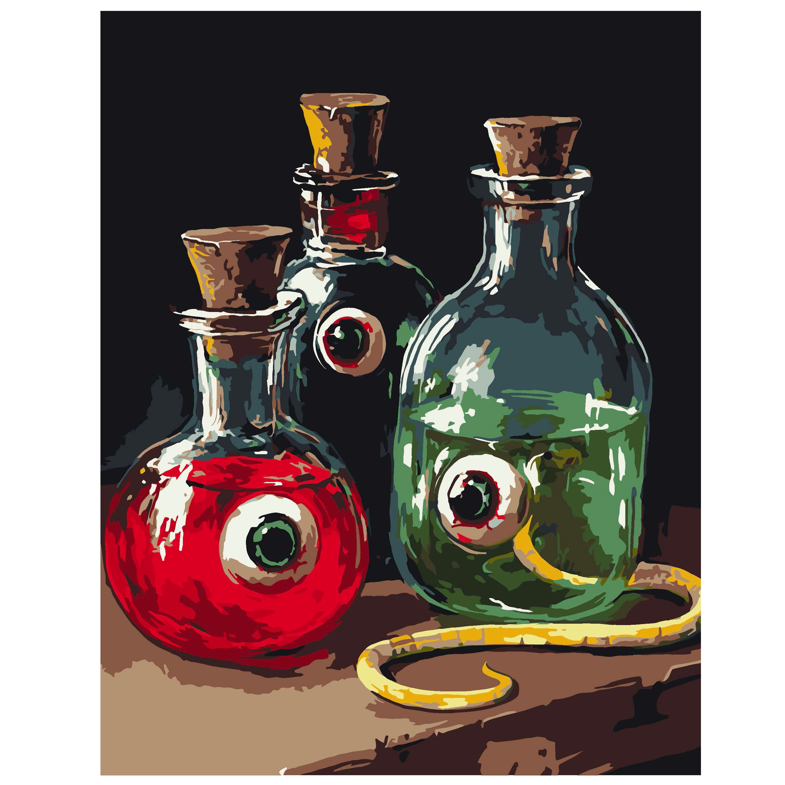 11" x 14" Potion Bottles Paint-by-Number Kit by Artist's Loft®