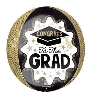 Orbz® 16" Wave Success Grad Foil Balloon